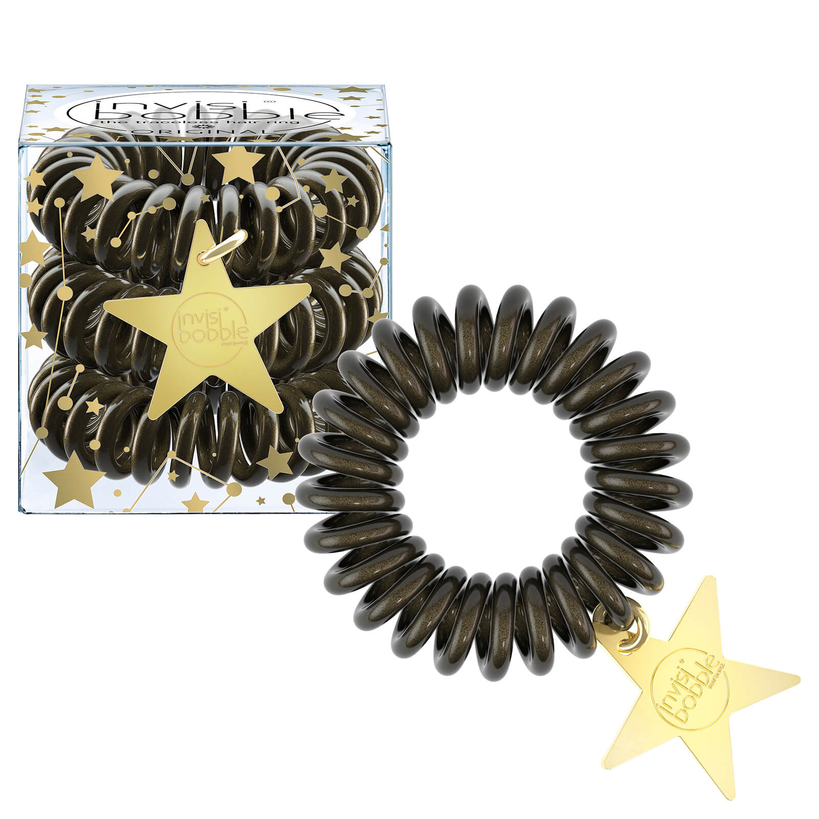 invisibobble ORIGINAL Got to Glow Hair Ties + Charm