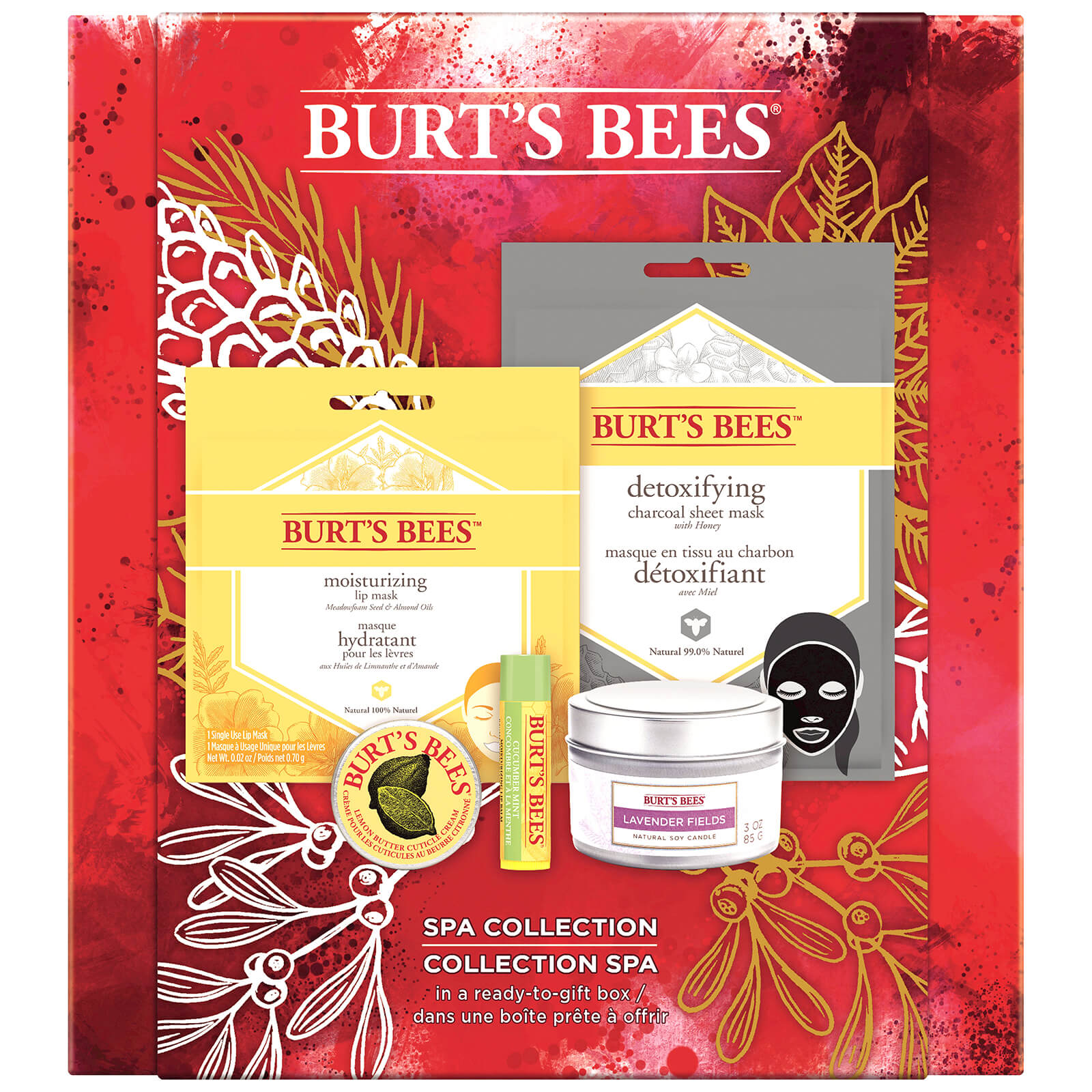 Set de regalo Spa Collection de Burt's Bees (incluye la vela de edición limitada)