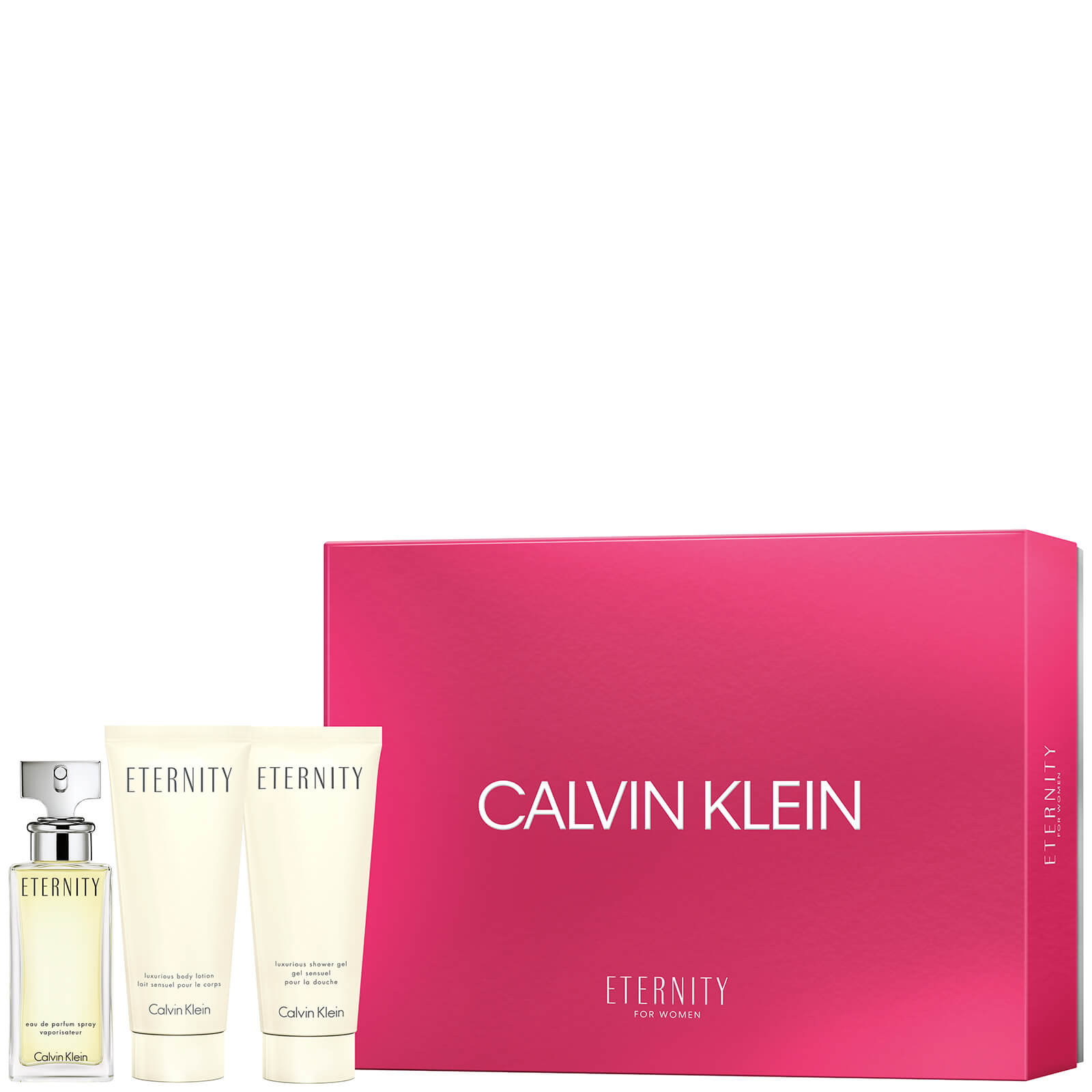 Set navideño de Eau de Parfum Eternity for Women de Calvin Klein 50 ml