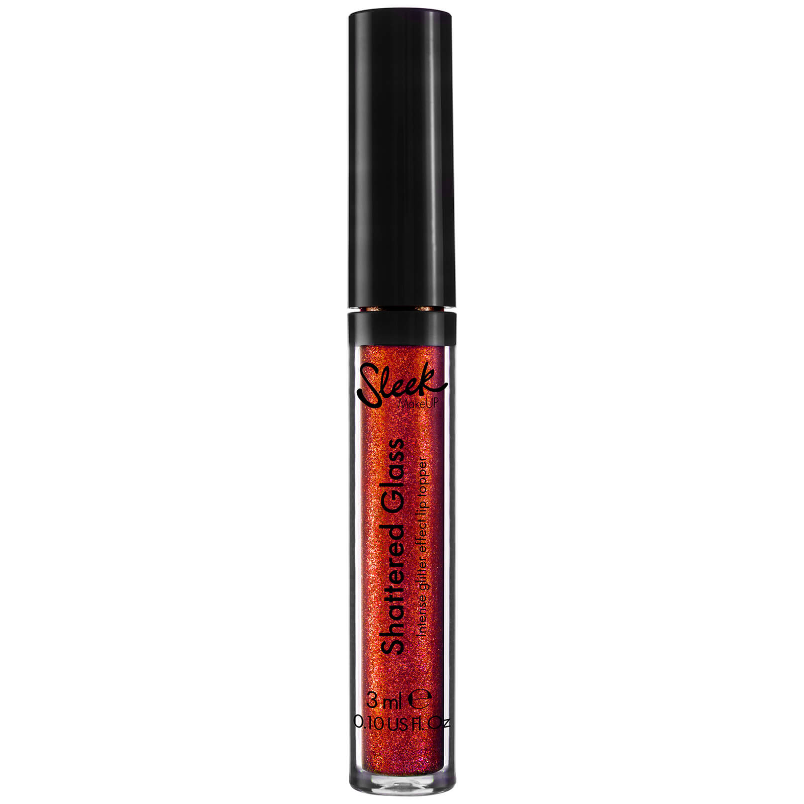 Sleek MakeUP Shattered Glass Lip Gloss – Glitter Lipgloss In Acid Kiss, 3 Ml