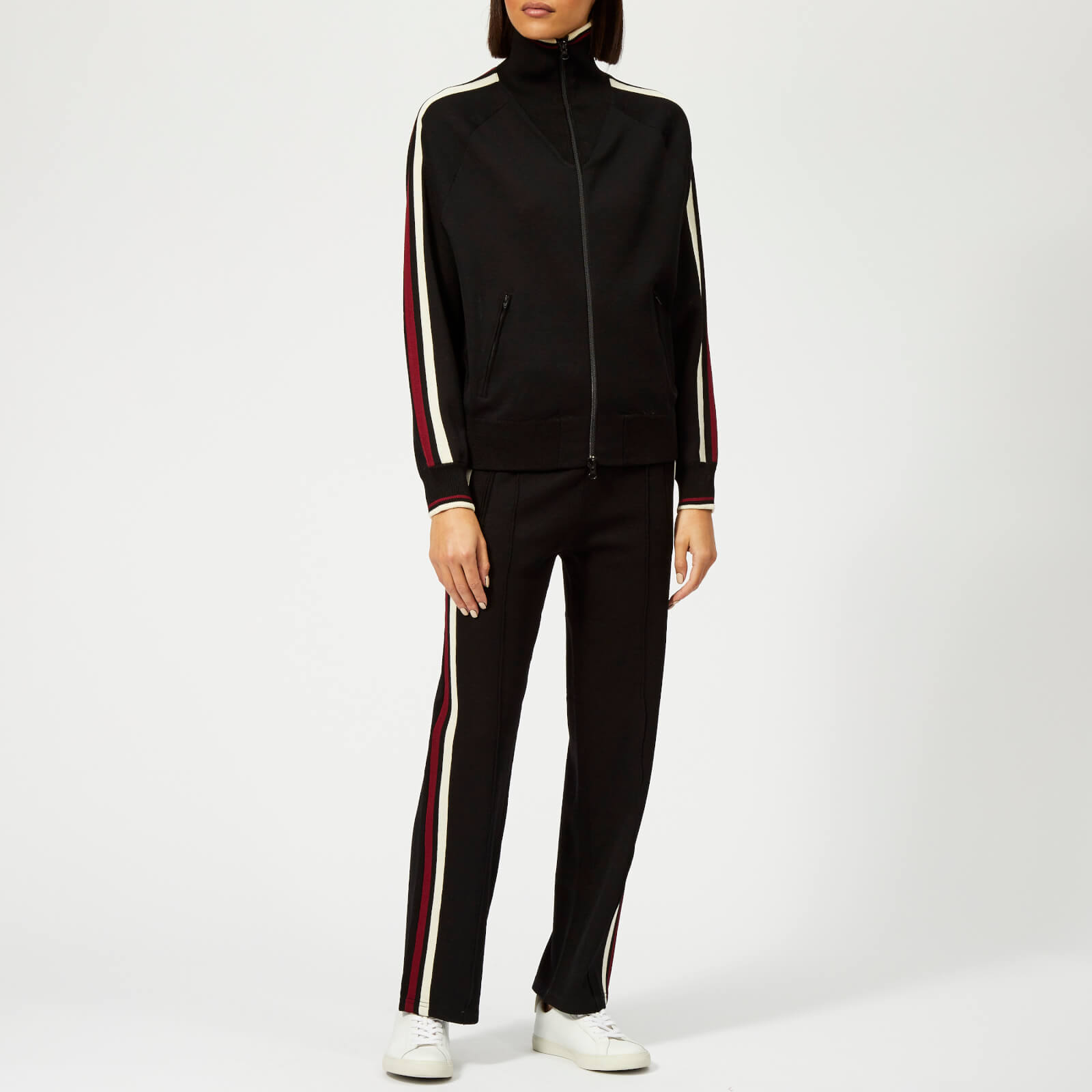 Marant Etoile Women s Dobbs Trousers Black Burgundy Coggles