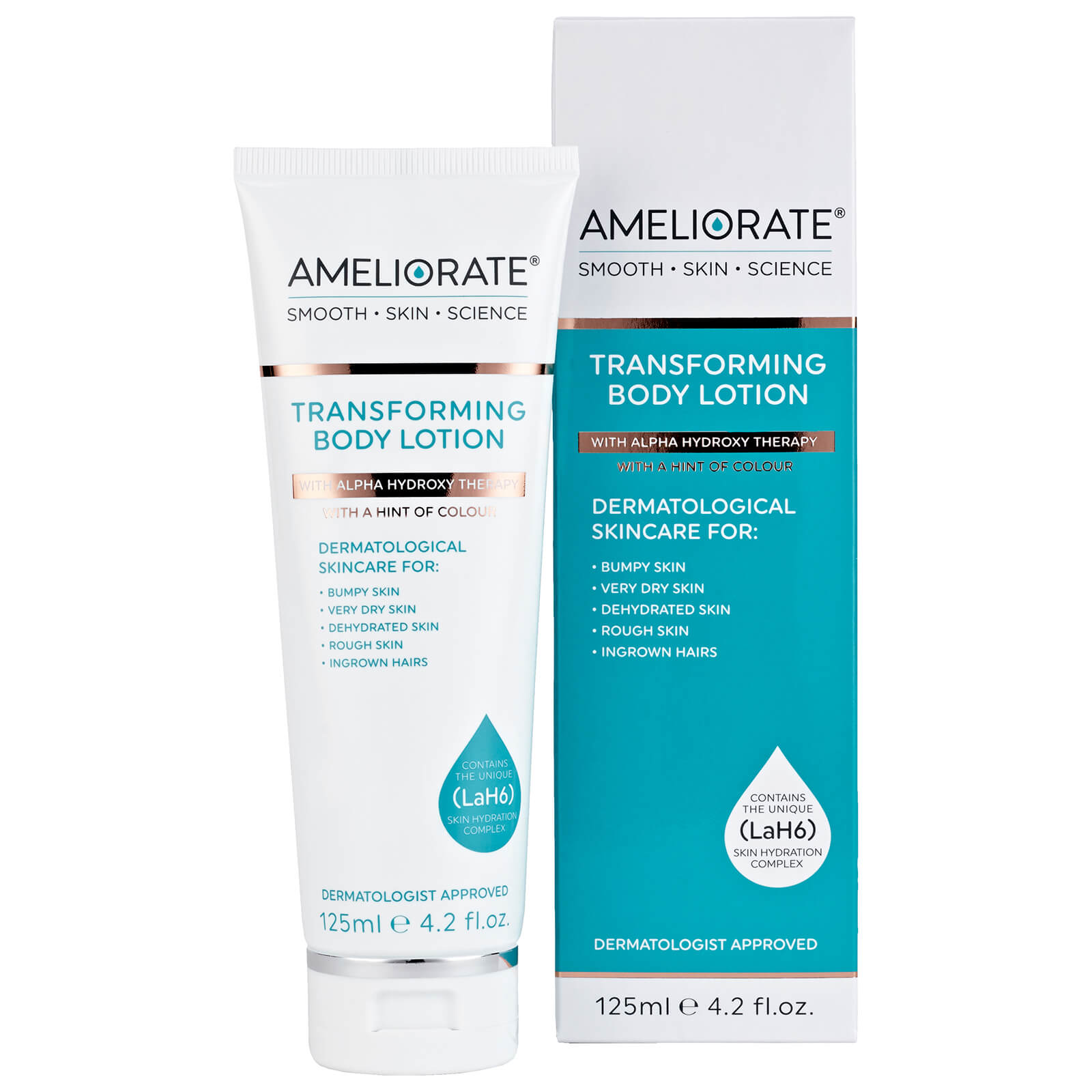 Loción corporal transformadora con color de AMELIORATE 125 ml