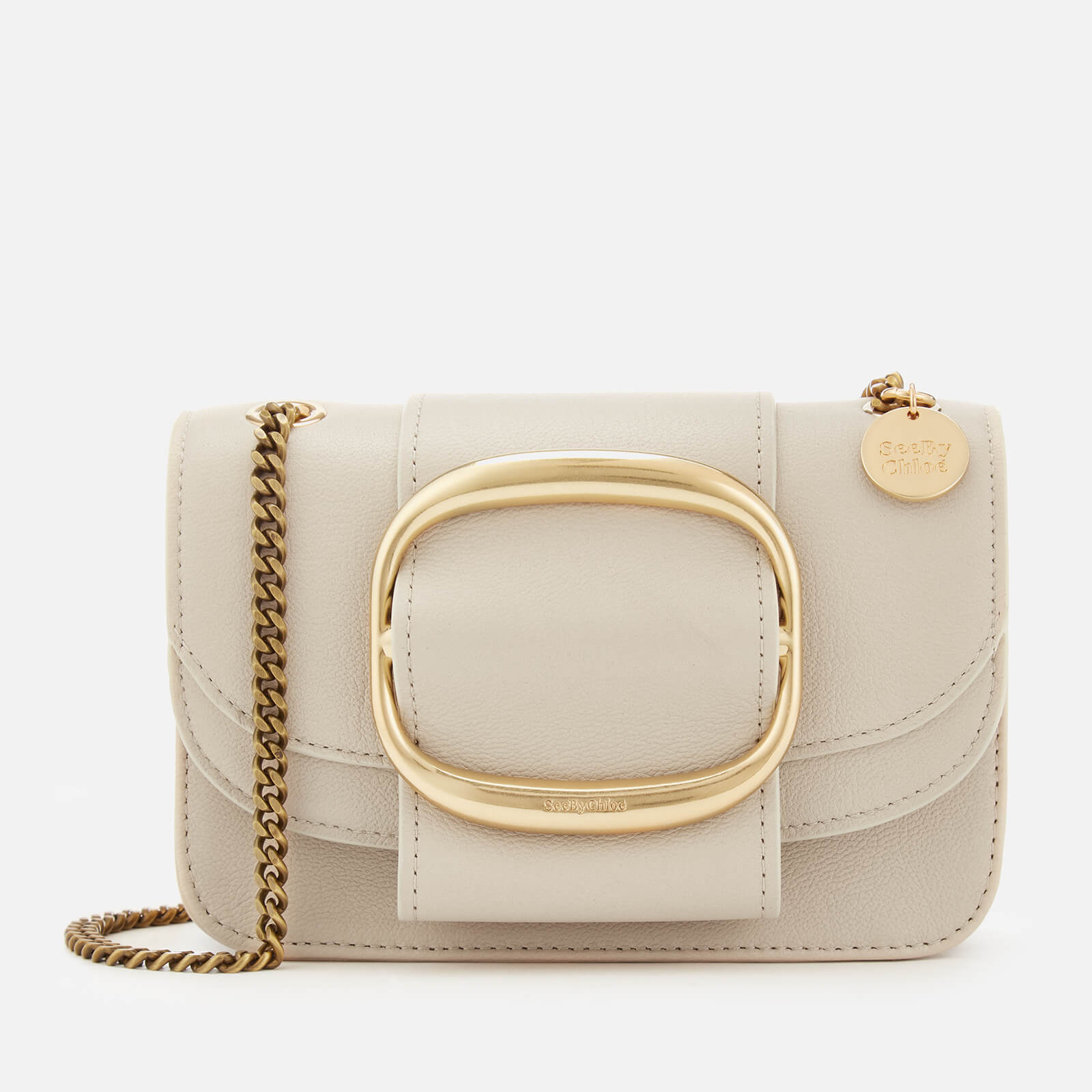 See By Chloé Women's Small Hopper Cross Body Bag - Cement