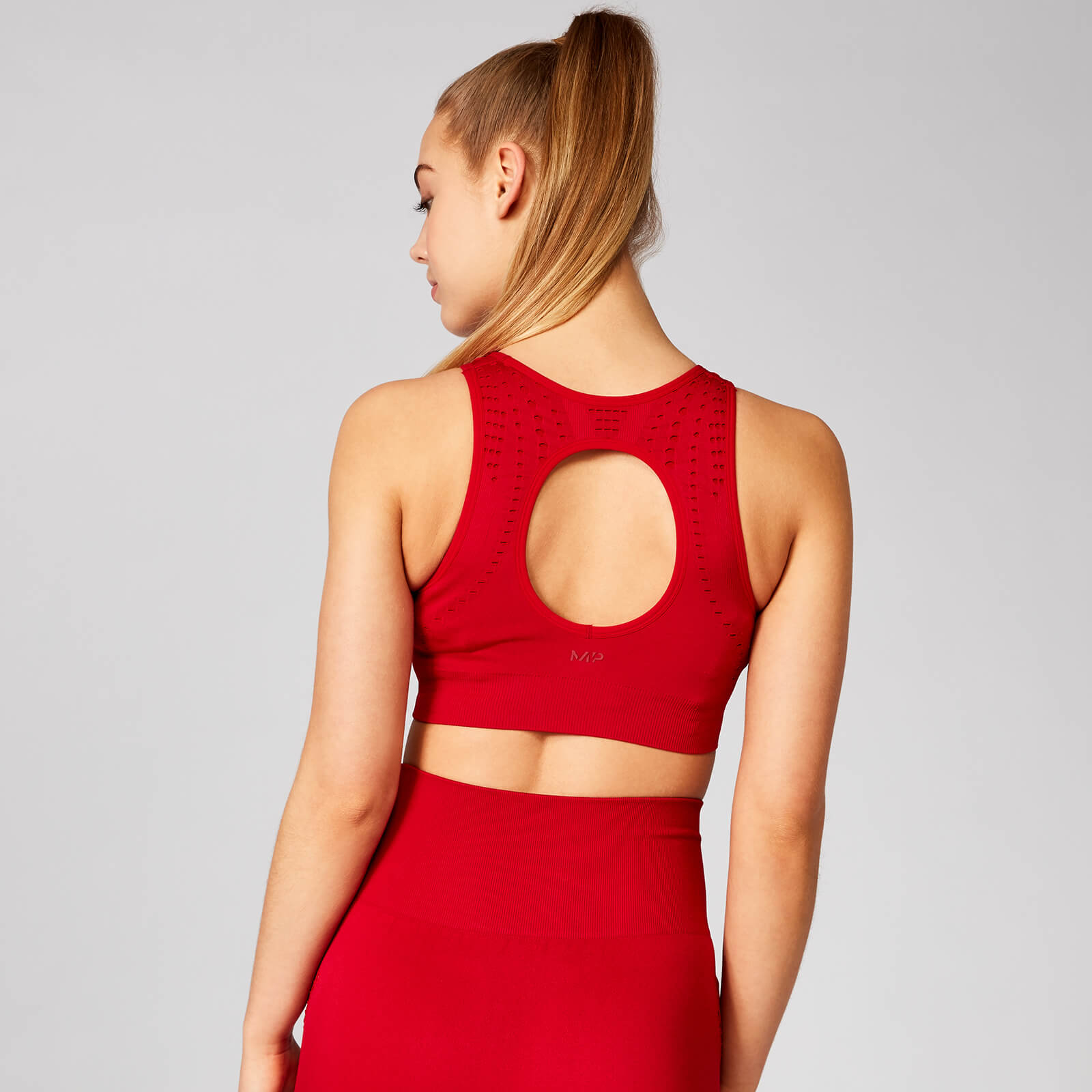 Shape Seamless 無縫系列 女士 Ultra 運動內衣 - 紅 - XS