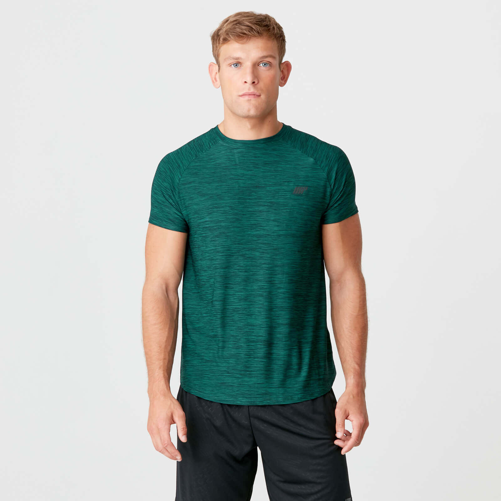 Dry Tech 速乾系列 男士運動健身T恤 - 深綠