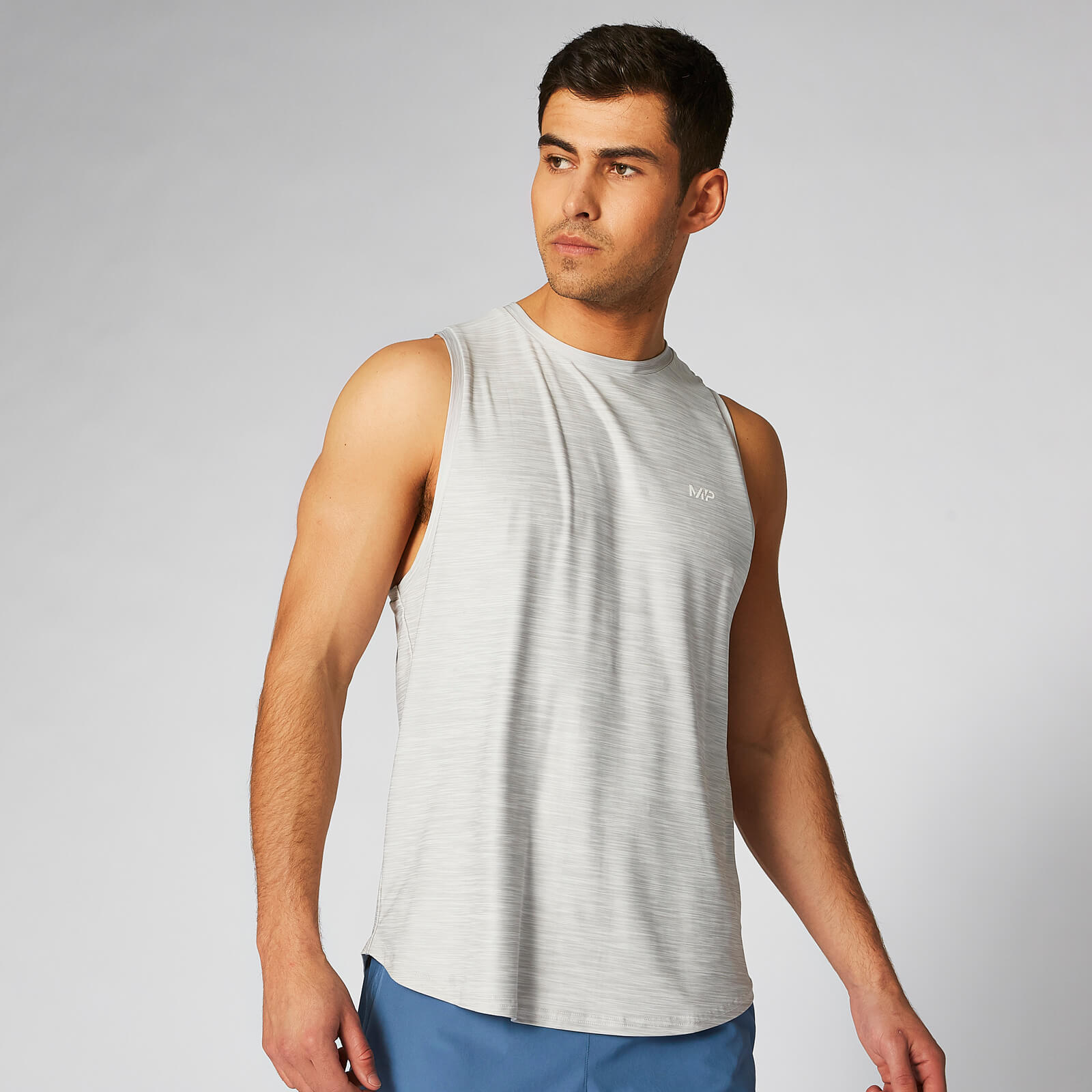 Myprotein Dry Tech Infinity Tank Top - Silver Marl - S