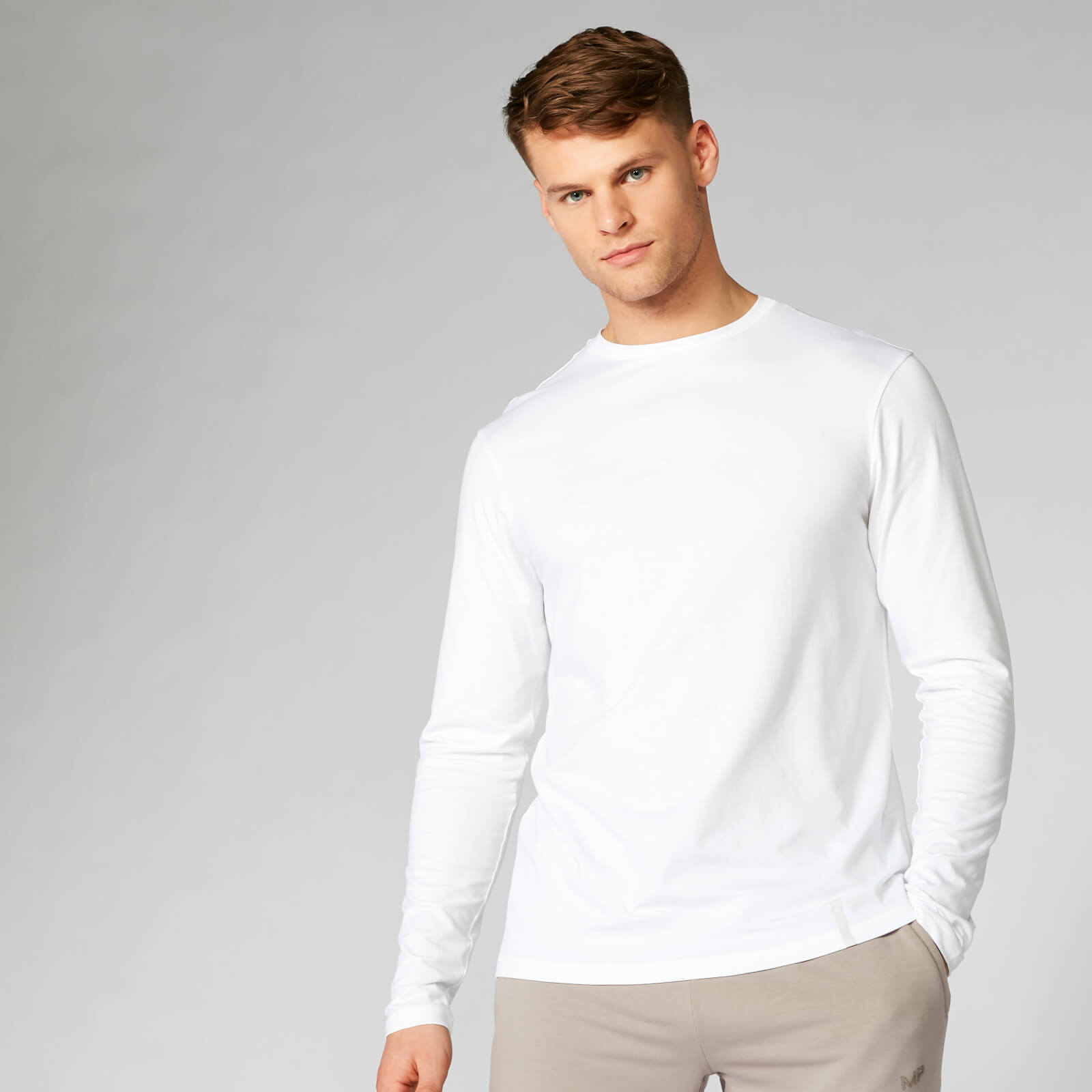 MP Luxe Classic Long Sleeve T-Shirt - White