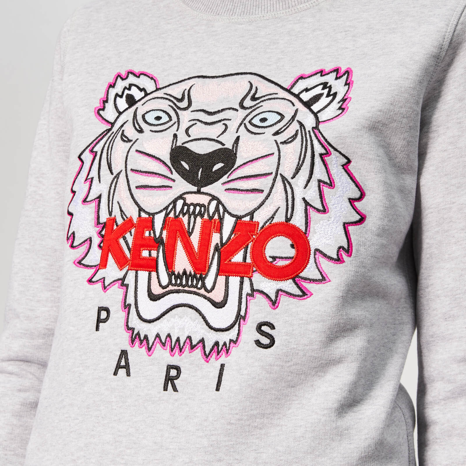 KENZO Women s Tiger Classic Sweatshirt Pale Grey Coggles