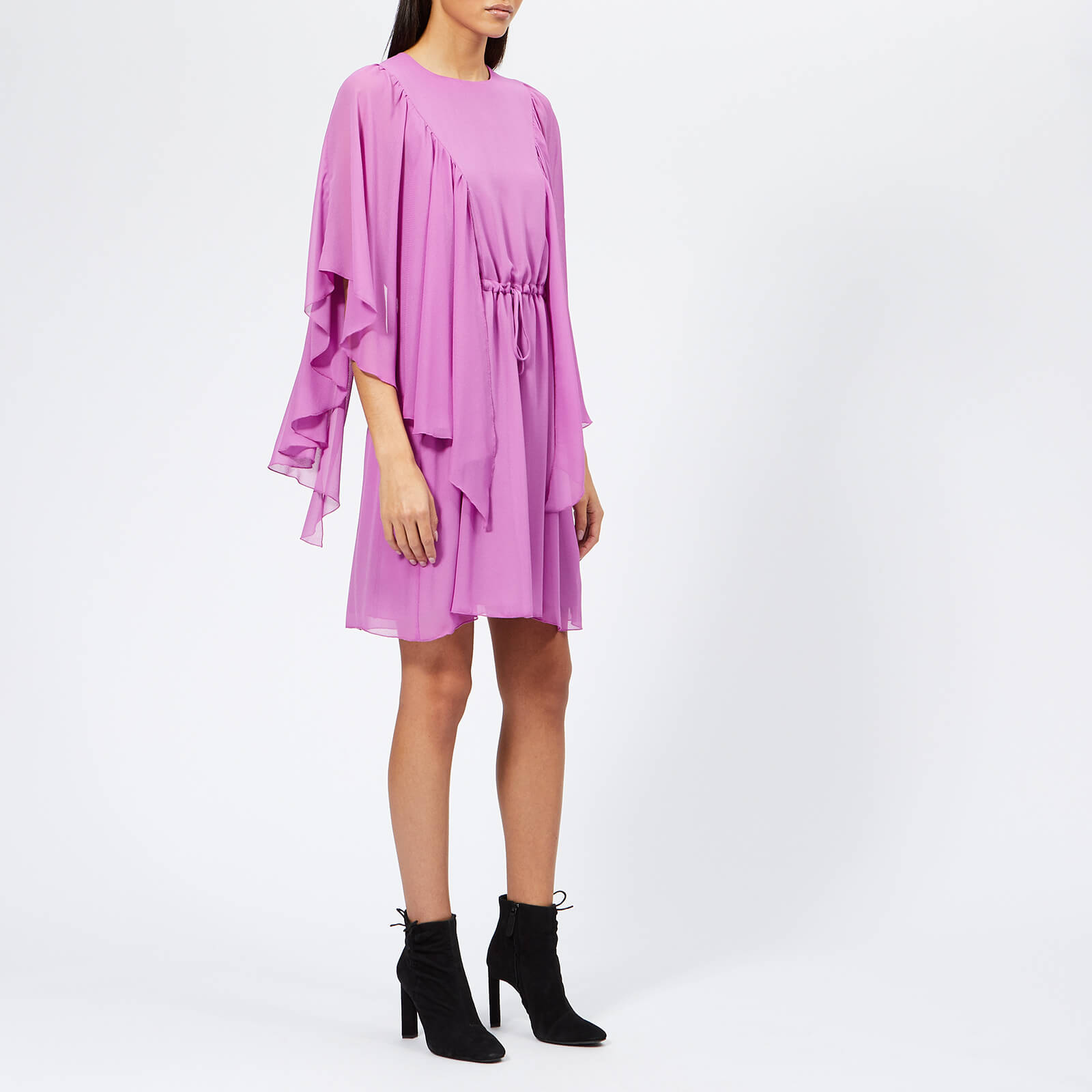 See By Chloé Women's Textured Frill Detail Dress - Striking