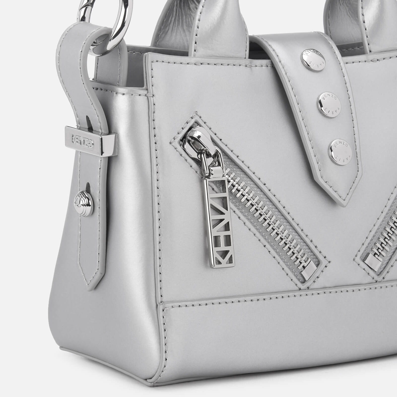 KENZO Women's Kalifornia Tiny Shoulder Bag - Silver | Coggles