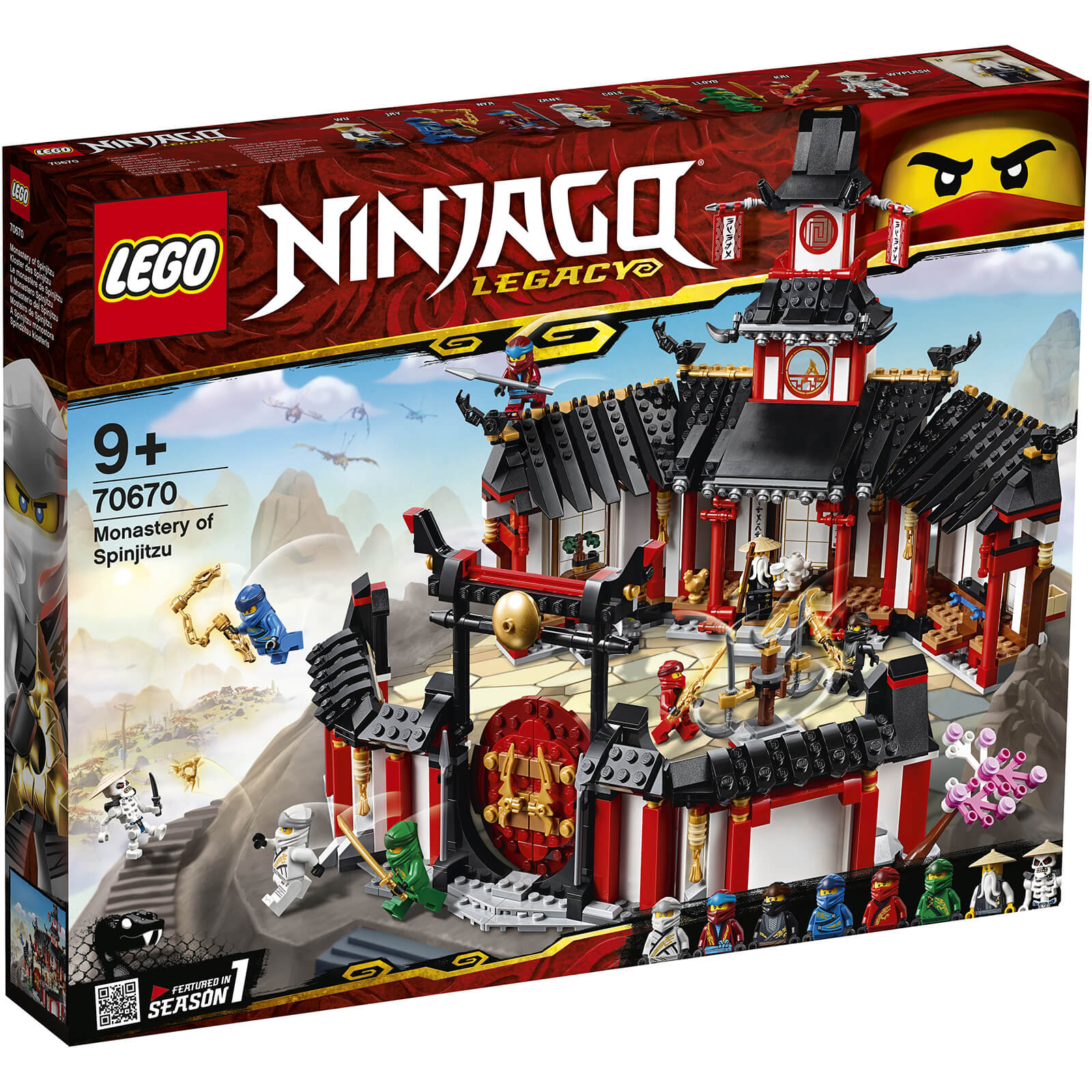 revi NMNセット LEGO NINJAGO: Monastery of Spinjitzu Ninja Set (70670)