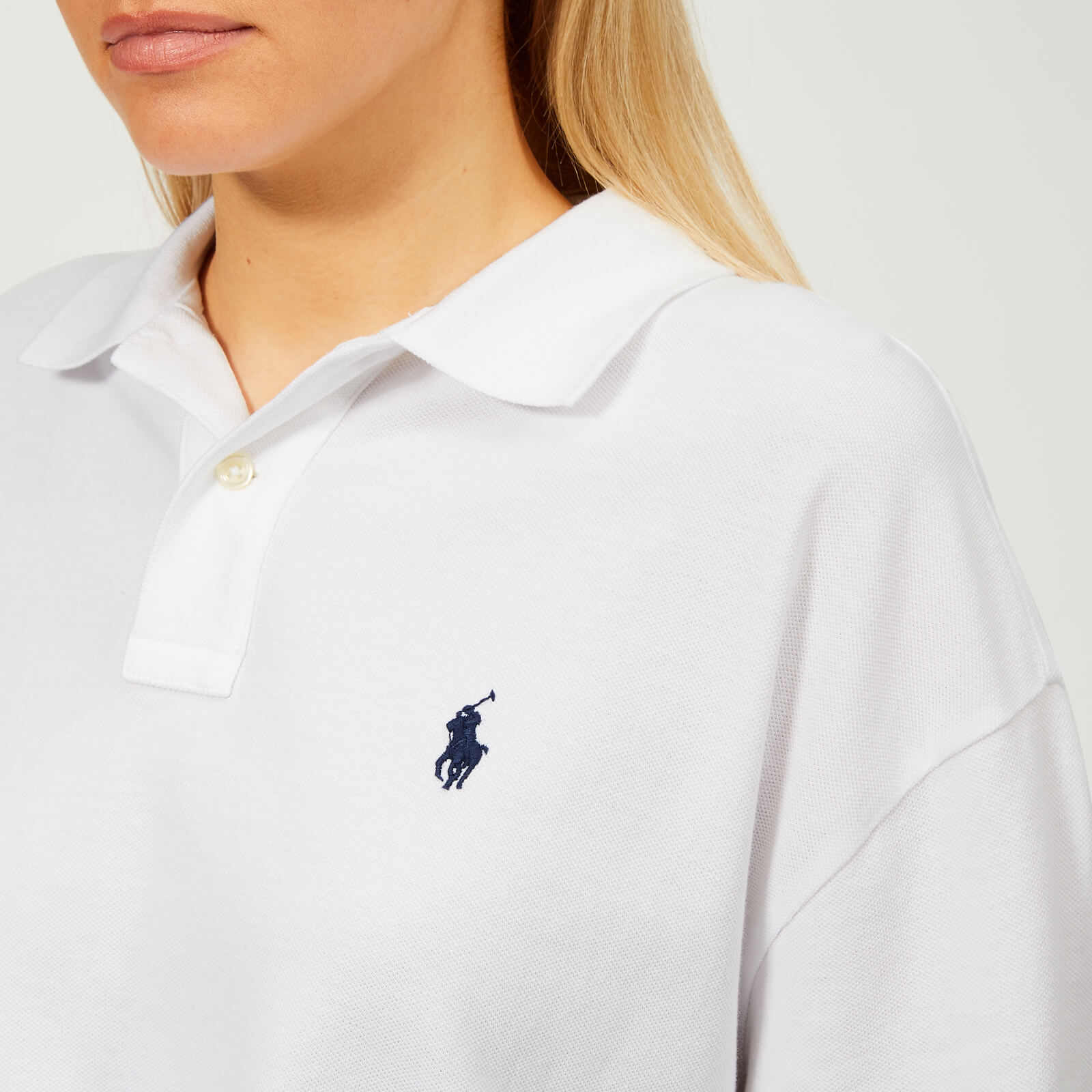 POLO RALPH LAUREN CUSTOM SLIM POLO BEAR MESH POLO SHIRT | Off white Men's  Polo Shirt | YOOX