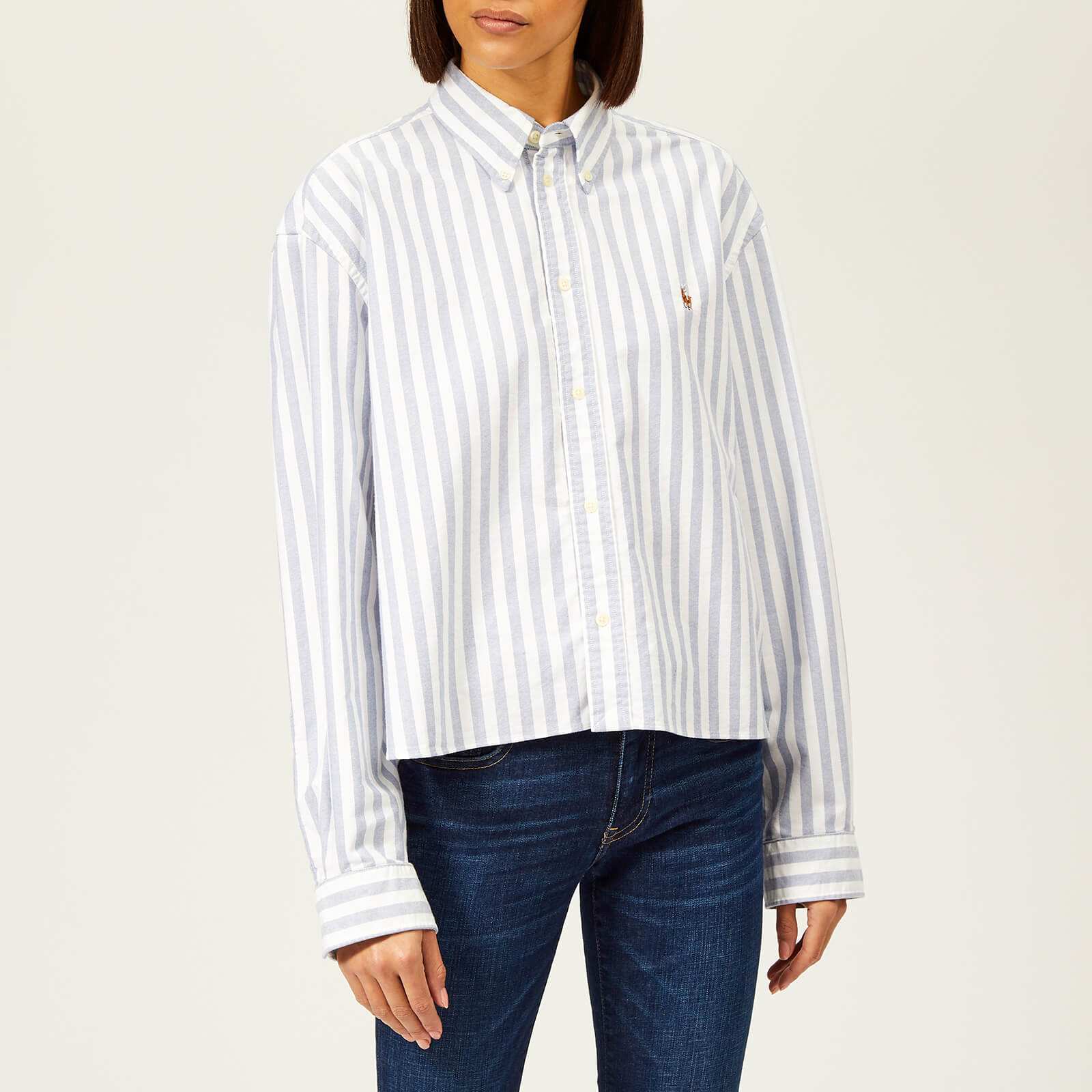 Polo ralph lauren cropped oxford shirt on sale