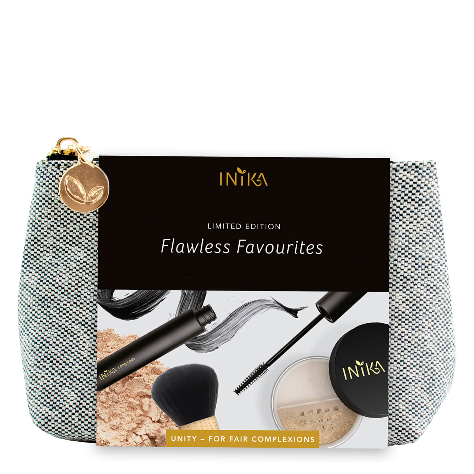 Kit de esenciales de maquillaje Flawless Favourites Unity de INIKA