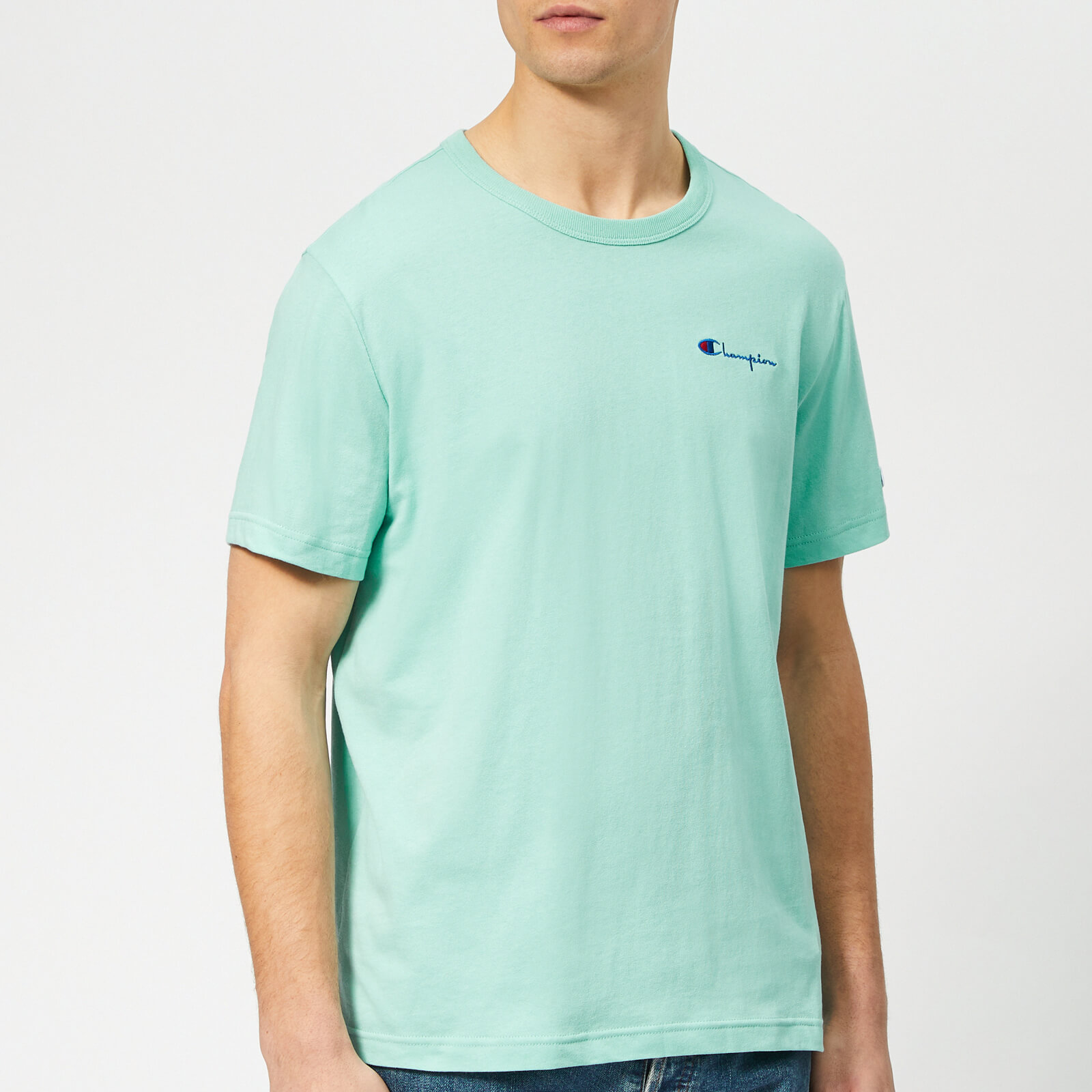 Champion teal shirt store