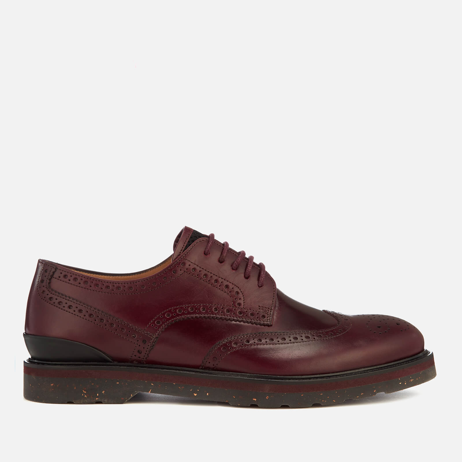 PS Paul Smith Men's Cruz Leather Brogues - Burgundy | Allsole