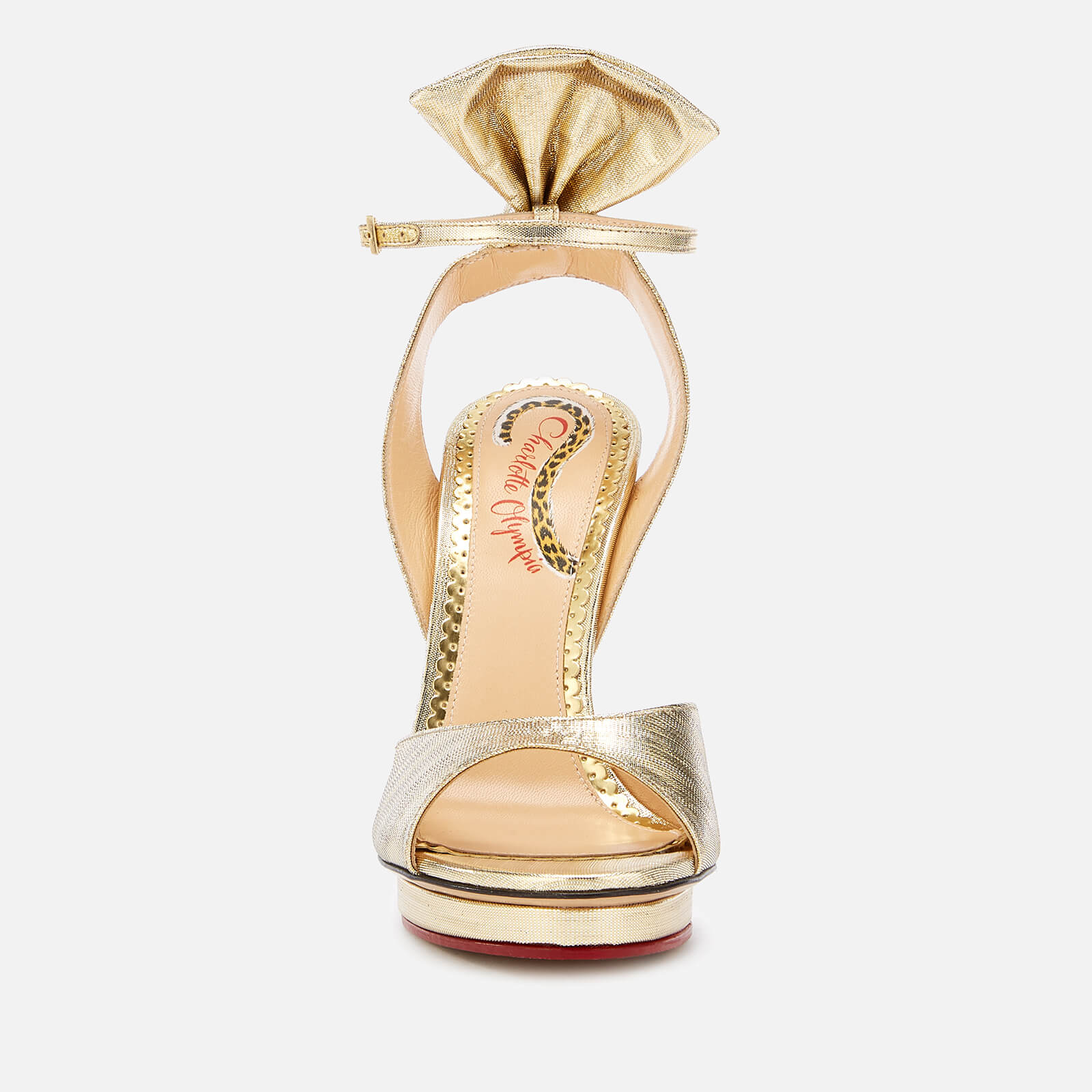 Charlotte Olympia Women's Wallace Sandals - Gold/Lame - EU