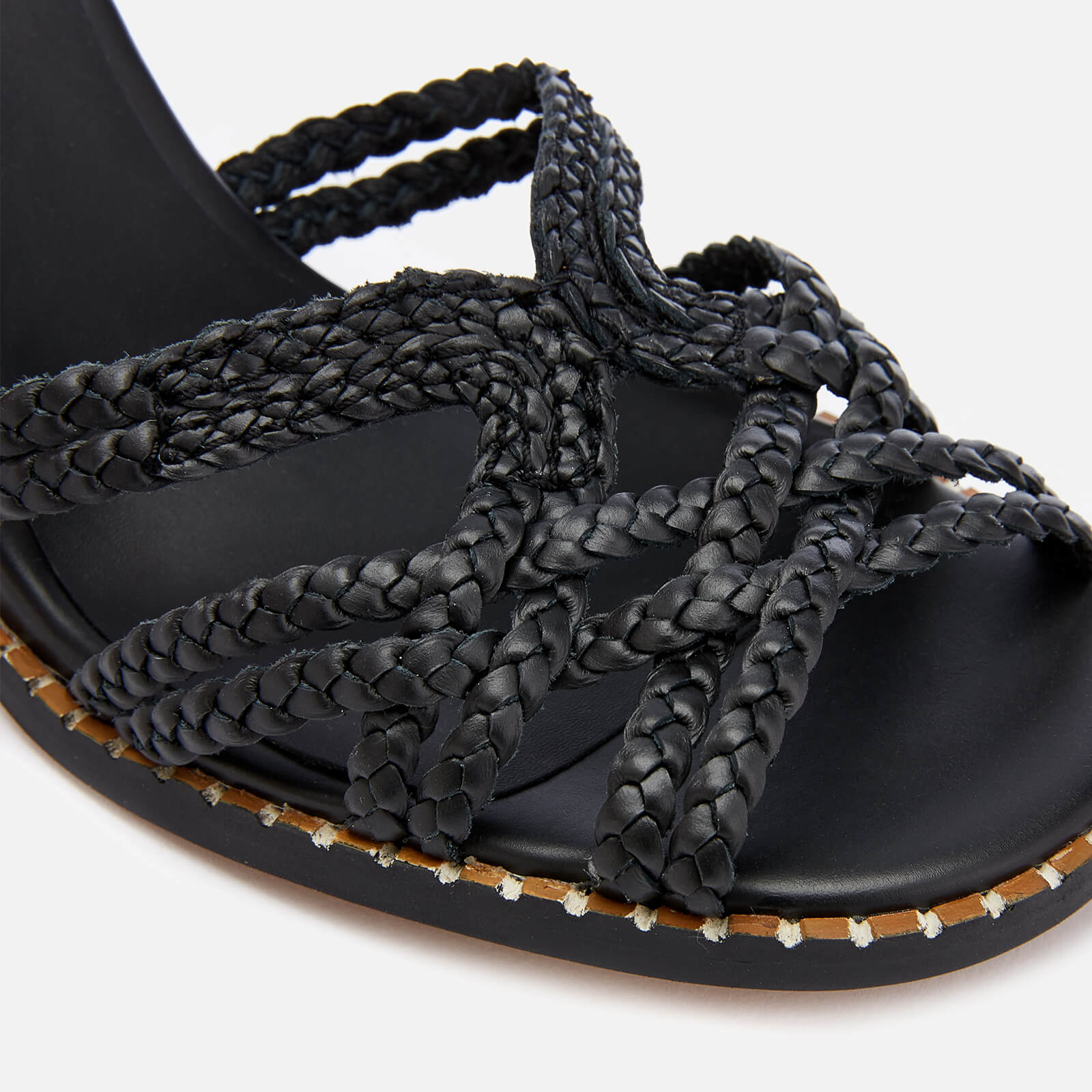 ★JILLSTUART★ [Chloe] Black Square Sandals (JLSO5E561BK) Chloé Jade Sandals - Black - 50% Off | Editorialist