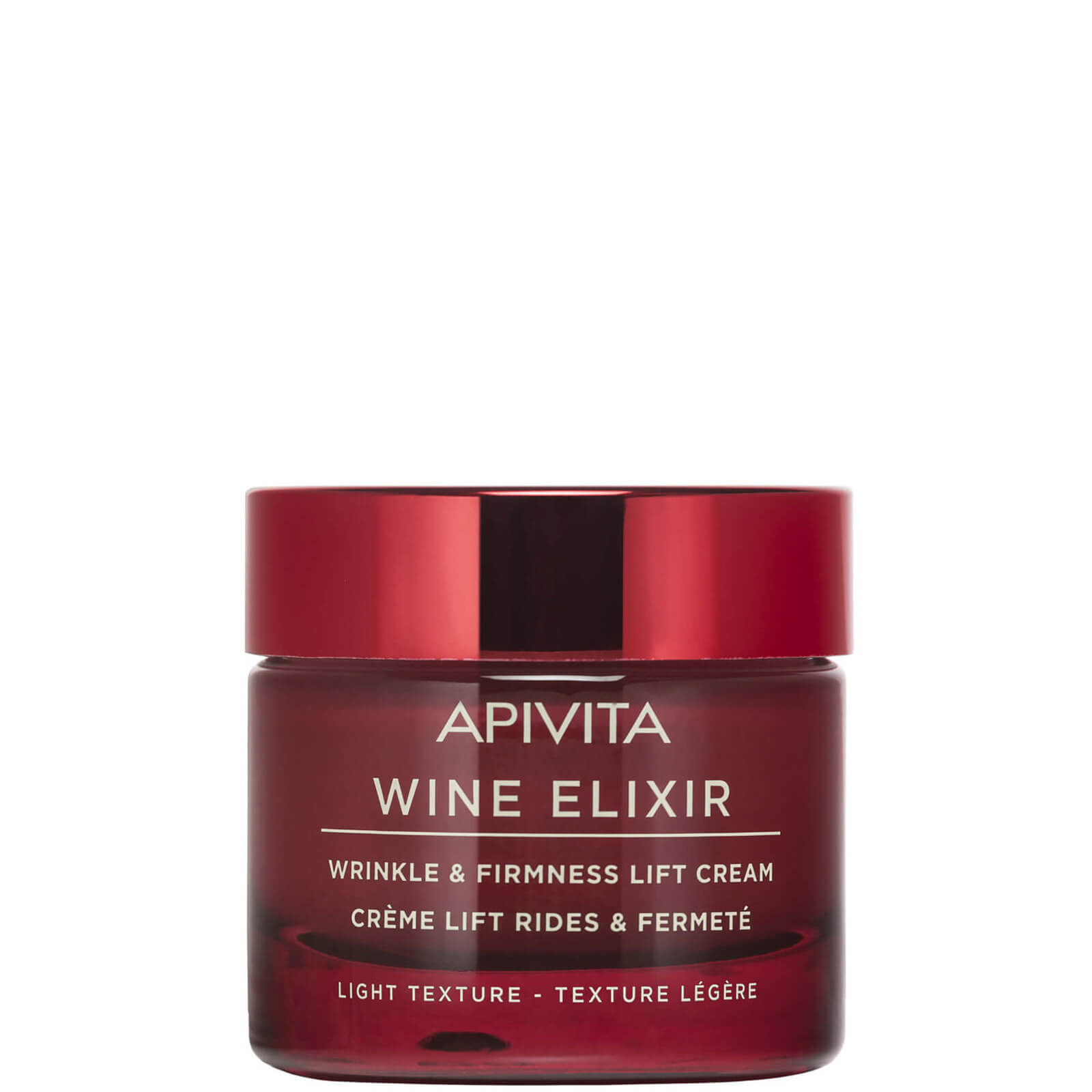 Crema reafirmante y antiarrugas Wine Elixir de APIVITA - Crema ligera 50 ml