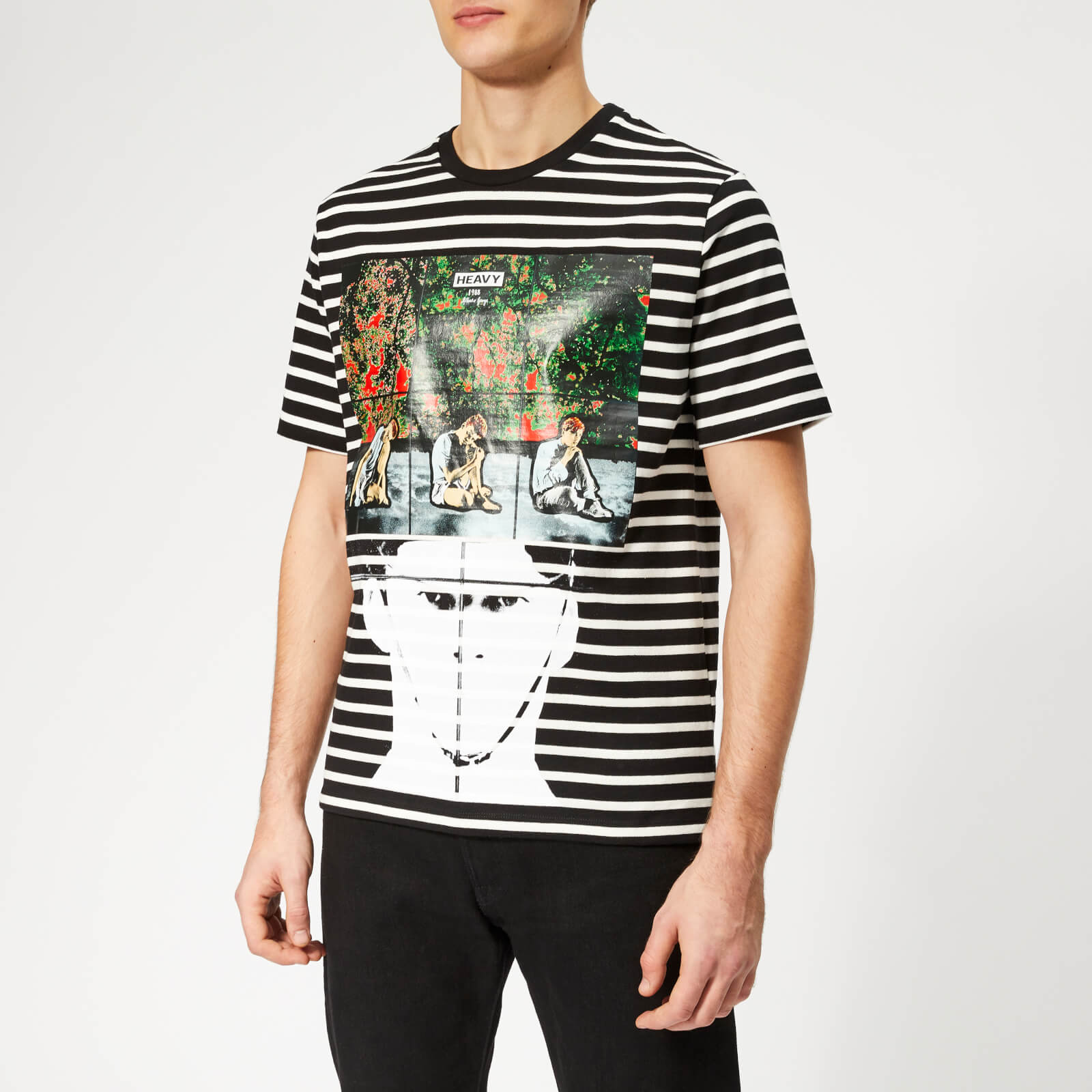 JW Anderson Men's G+G Police T-Shirt - Black | Coggles