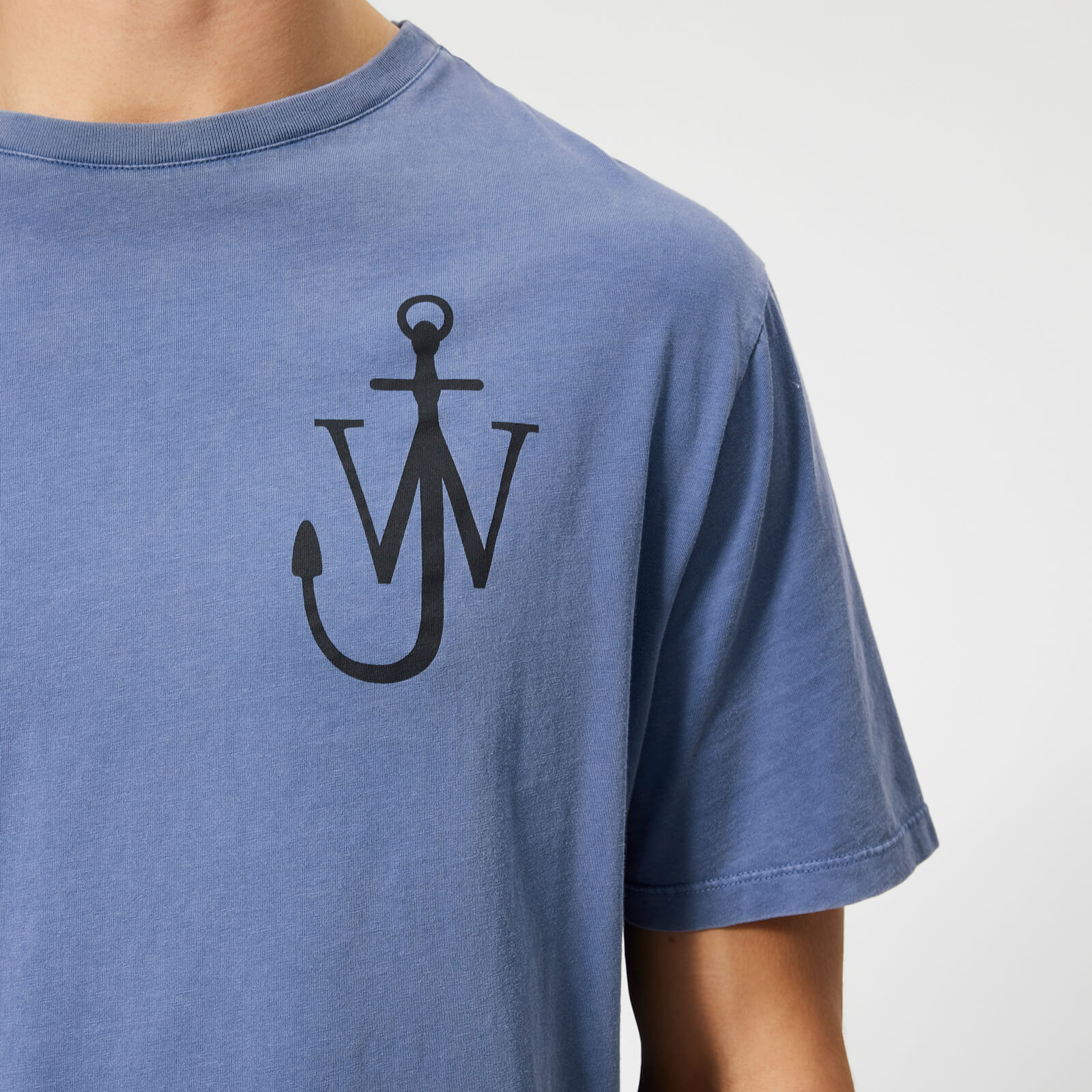 Tシャツ・カットソー Jw Anderson T-Shirt Anchor JW Anderson Anchor logo-patch T-shirt | Black | FARFETCH