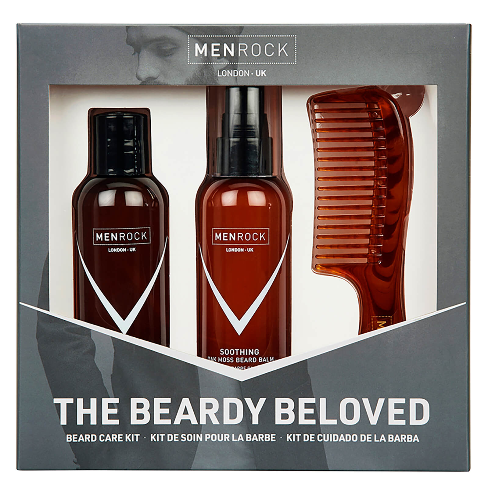 Men Rock The Beardy Beloved Starter Beard Care Kit - Soothing Oak Moss