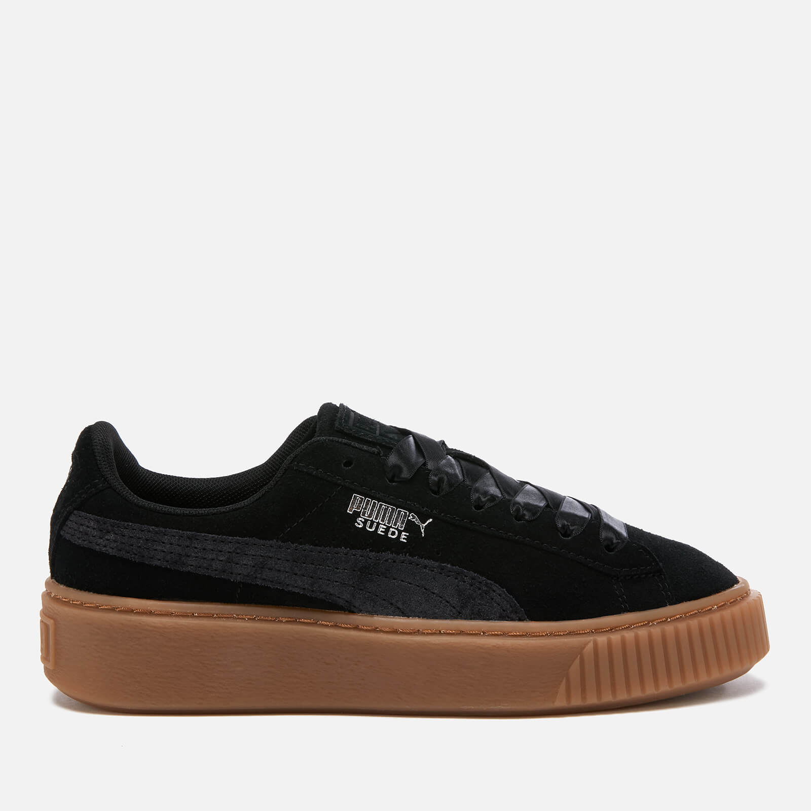 Puma Women s Platform Galaxy Trainers Puma Black Gum Allsole