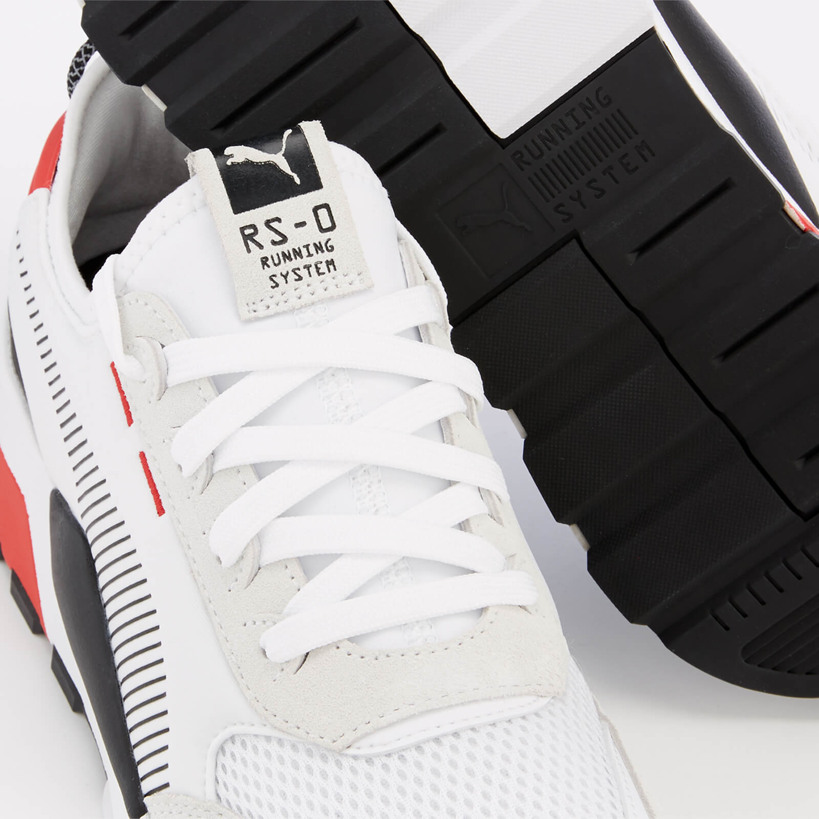 Puma Men s RS 0 Winter INJ Toys Trainers Puma White High Risk Red Allsole