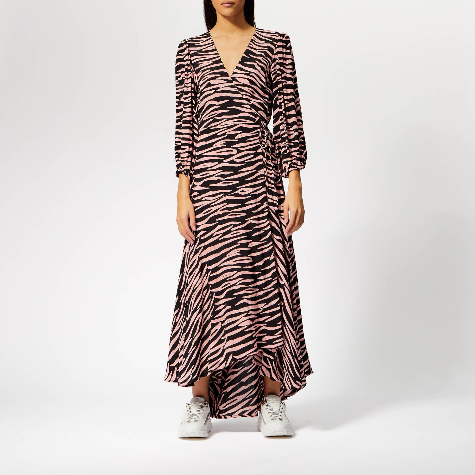 Ganni lindale crepe dress new arrivals