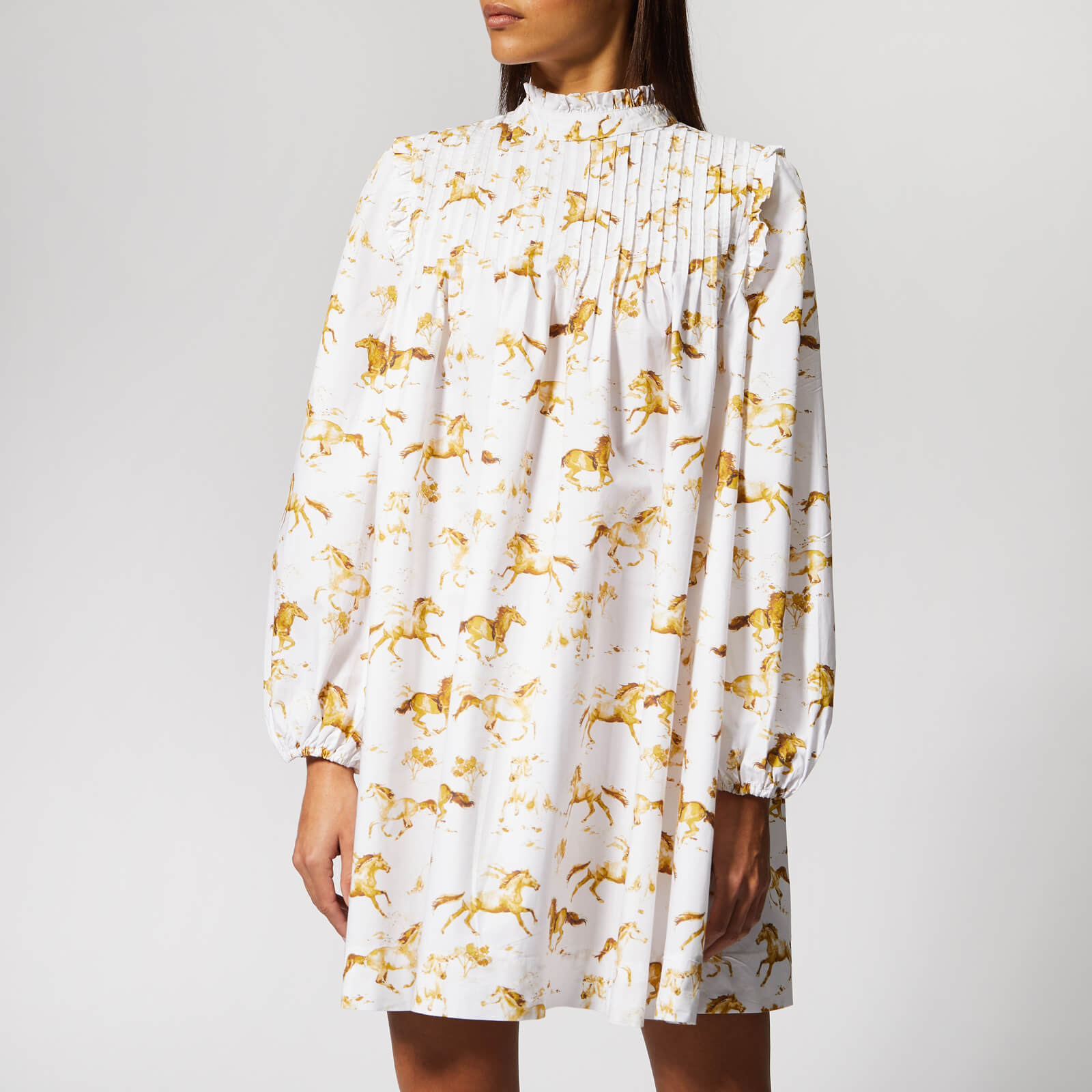 Ganni dress horse print new arrivals