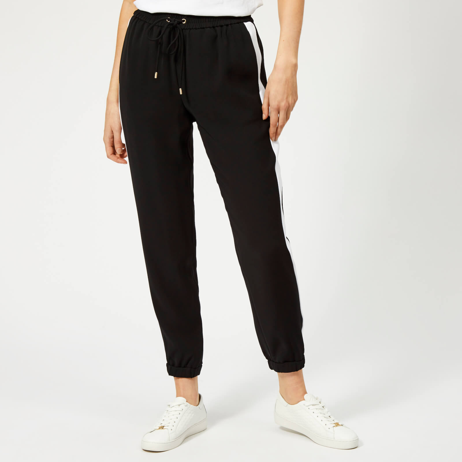 MICHAEL Michael Kors Women s Stripe Track Pants Black White XS Coggles