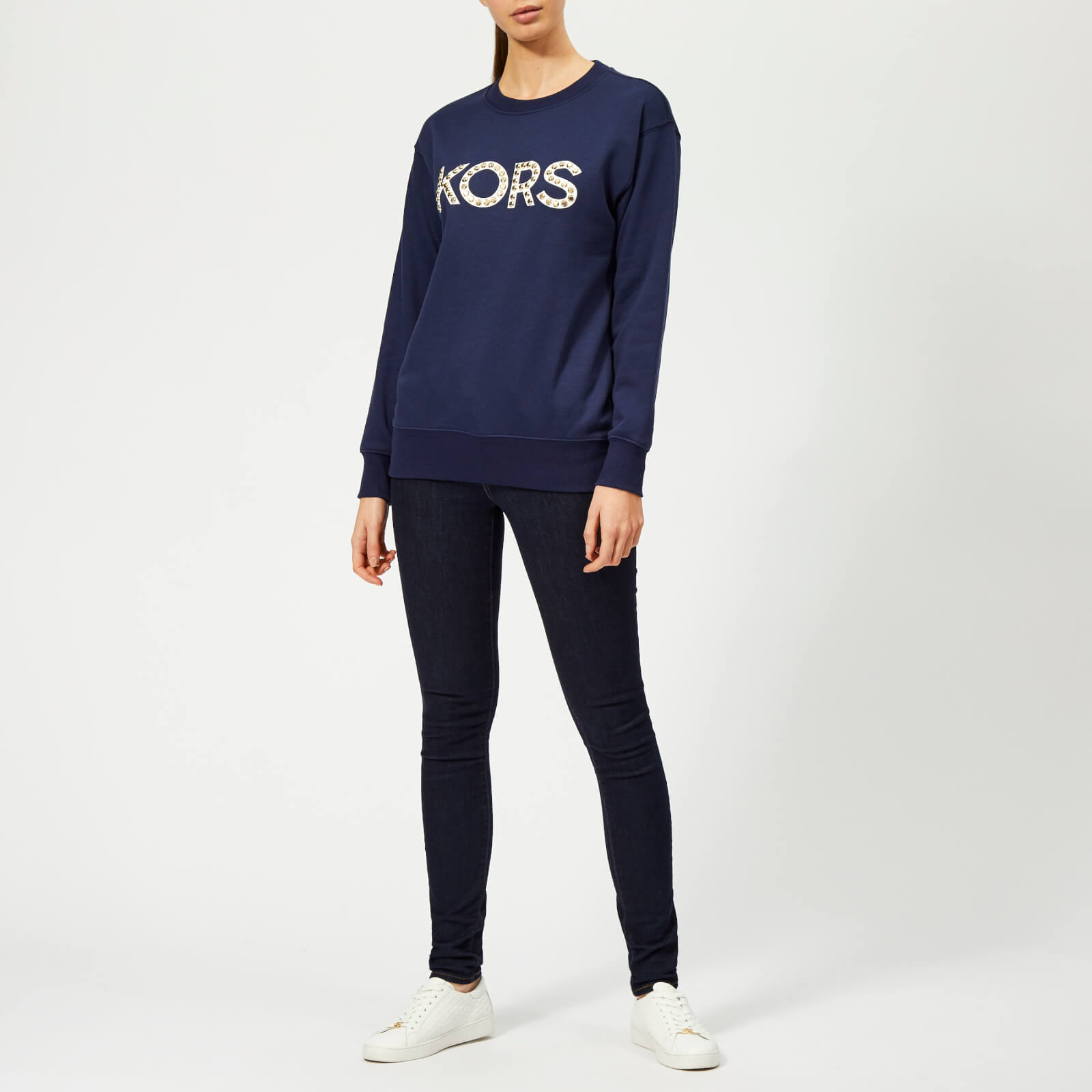 MICHAEL MICHAEL KORS Women's Kors Stud Sweatshirt - True