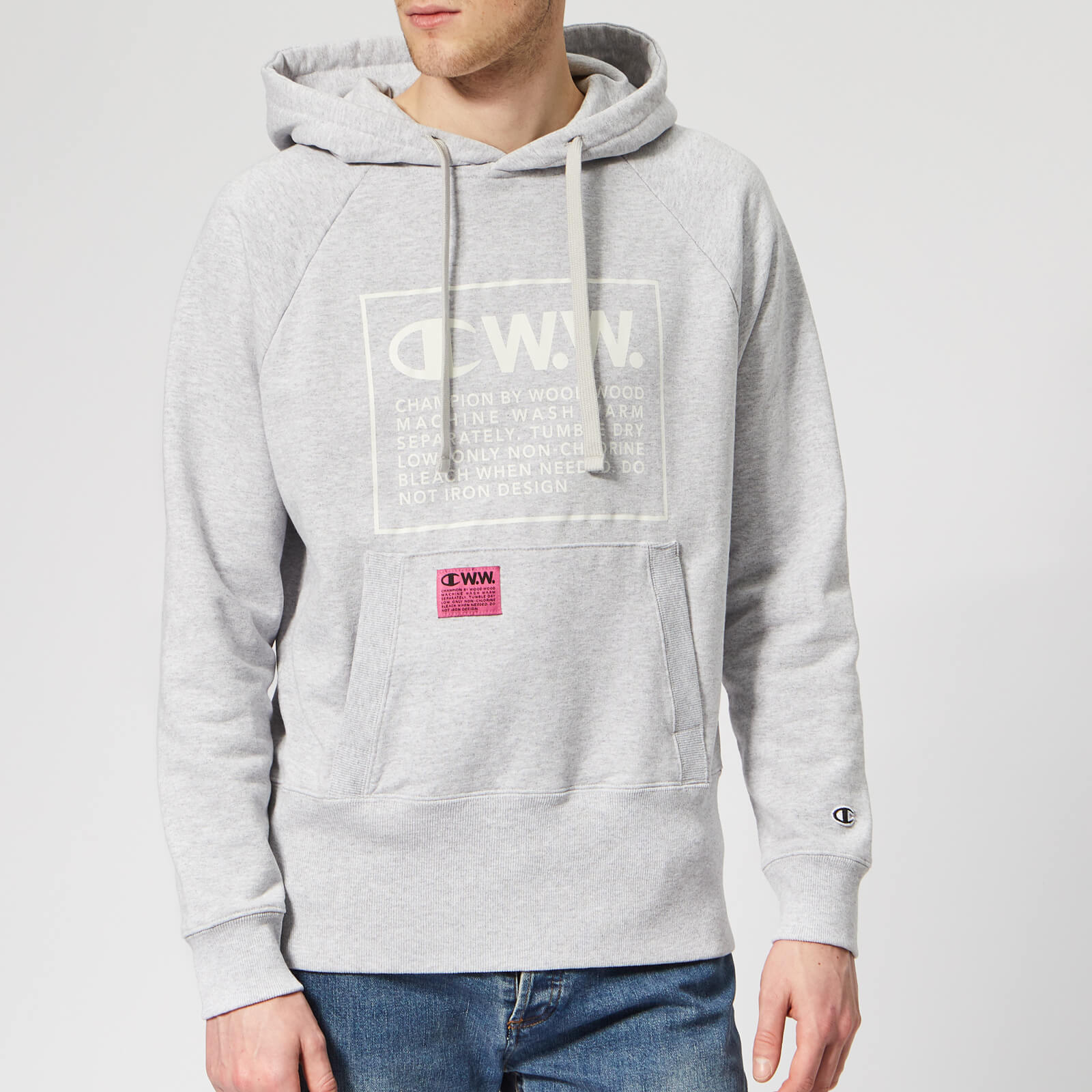 Champion X WOOD WOOD Men s Hooded Sweatshirt Grey Coggles