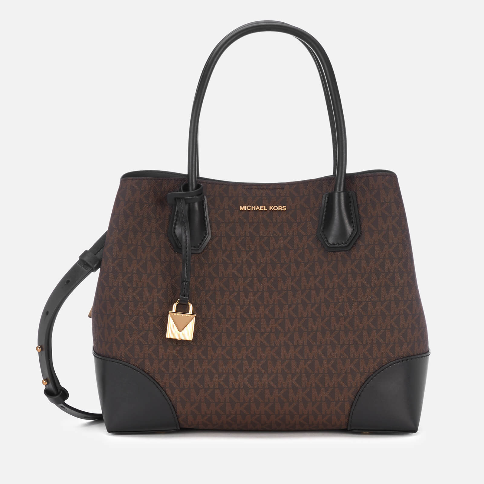 MICHAEL MICHAEL KORS Women's Mercer Gallery Center Zip Tote Bag - Logo |  Coggles