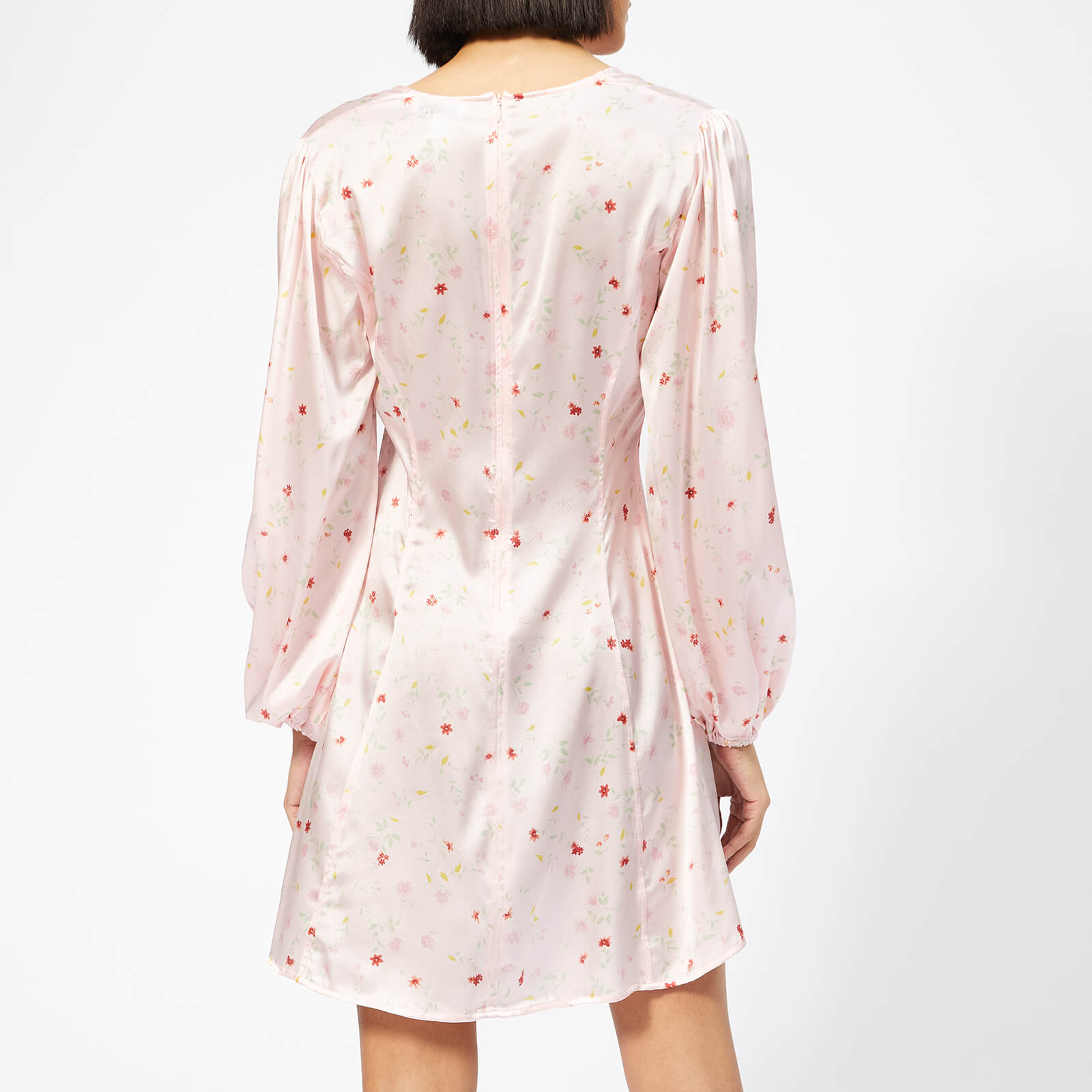 Ganni blakely top silk dress
