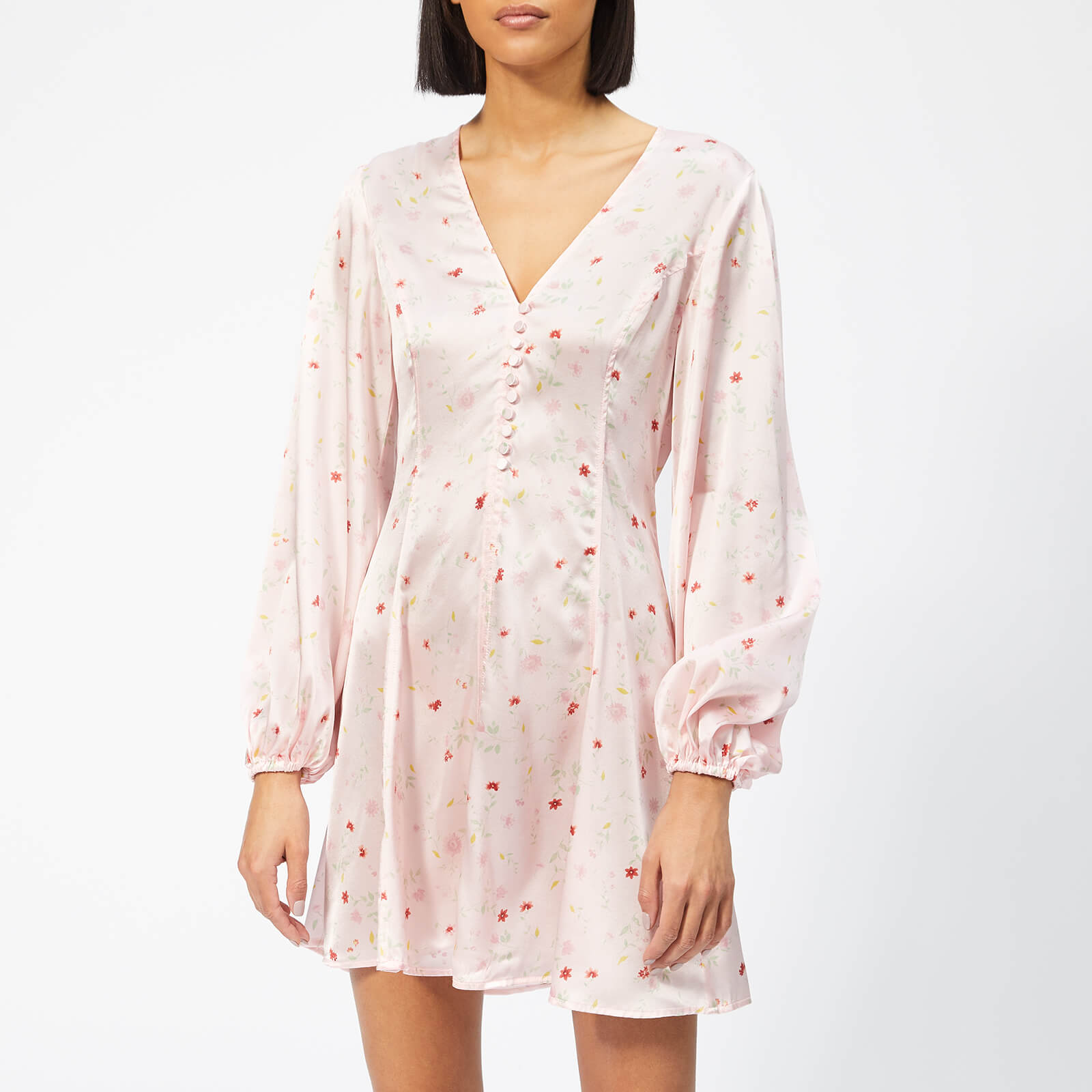 Ganni blakely shop silk dress