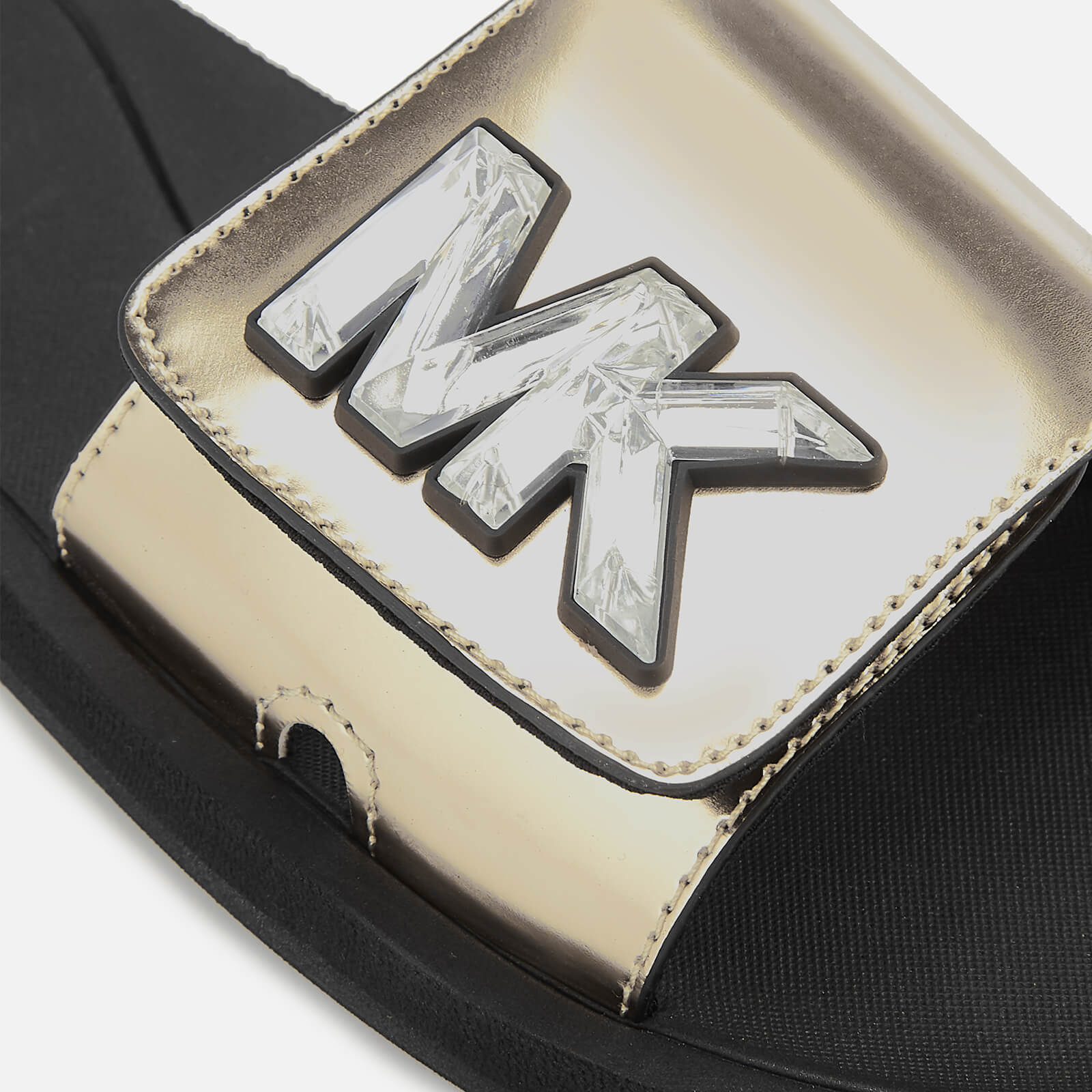 Michael kors slides gold new arrivals