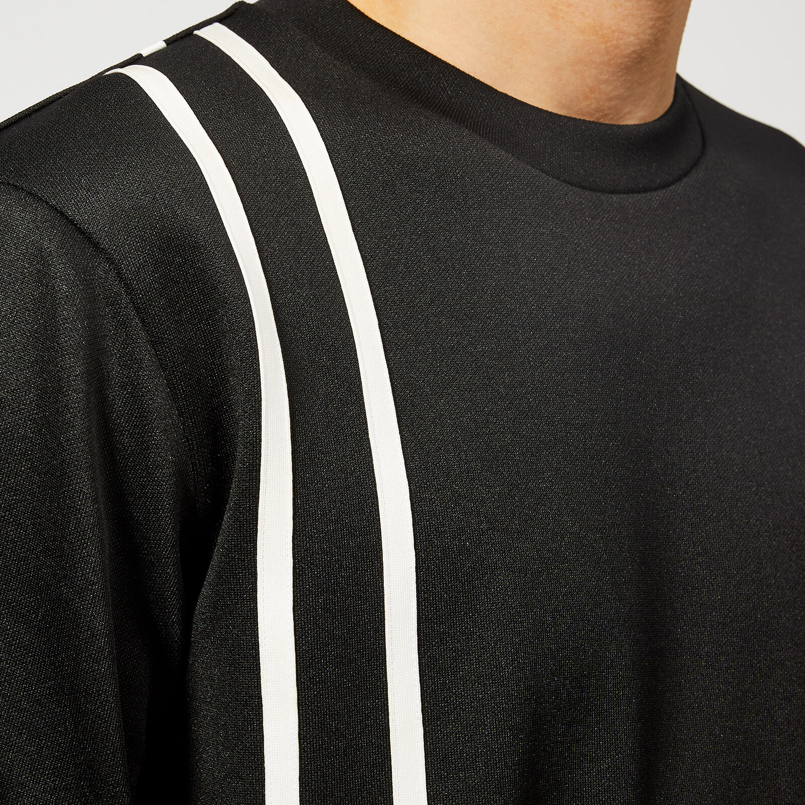 Helmut Lang Men's Sport Stripe Sweatshirt - Black/White | Coggles