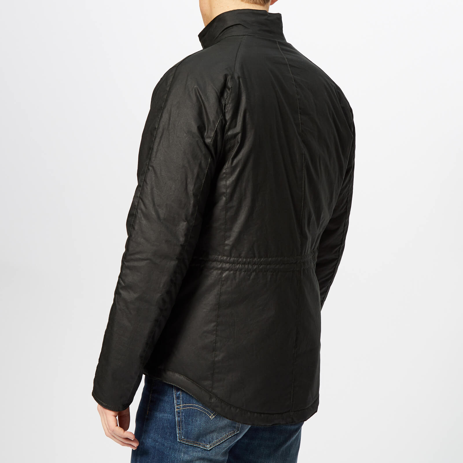 Barbour International Men s Lever Wax Jacket Sage Coggles