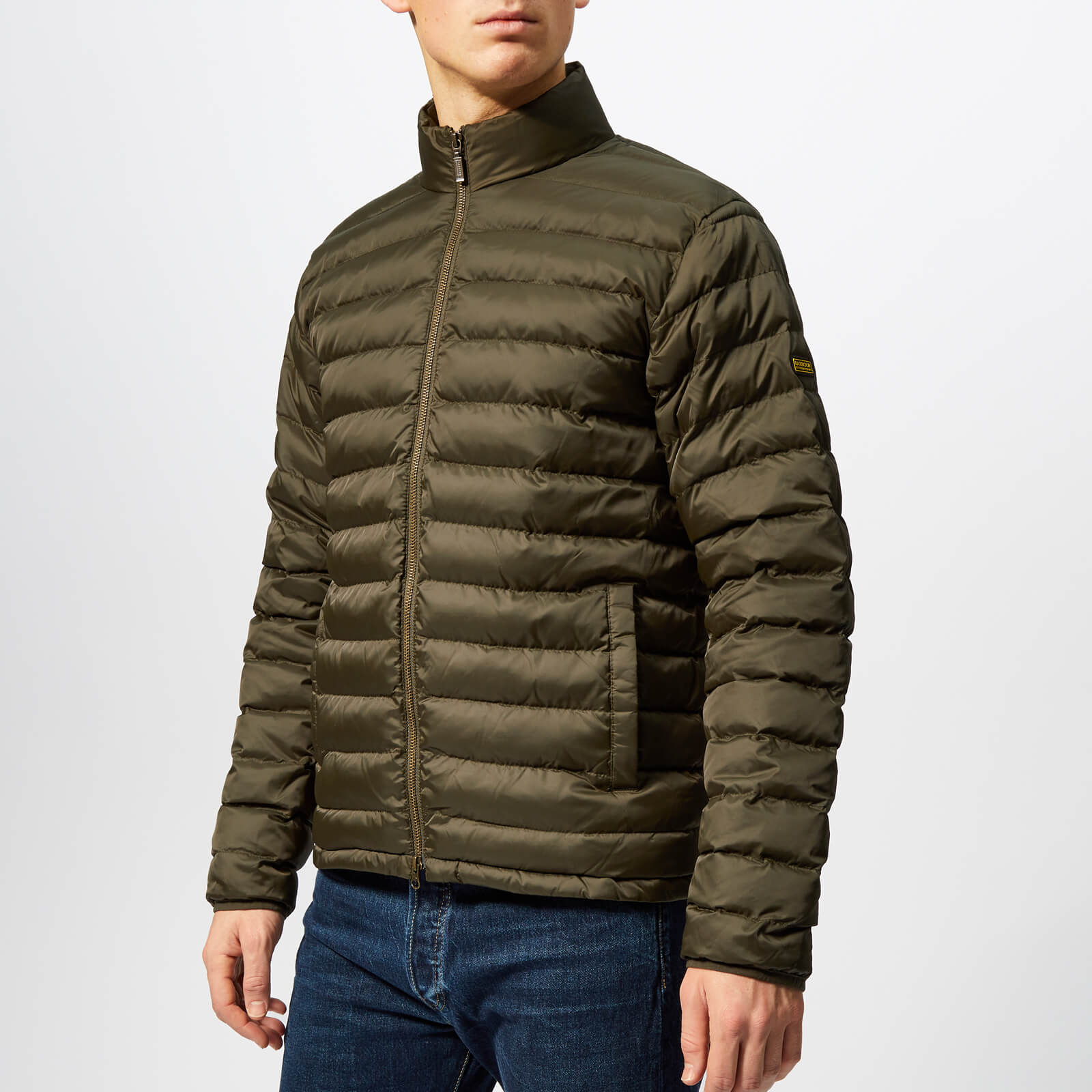 Barbour International Men s Impeller Quilted Jacket Dark Olive Coggles