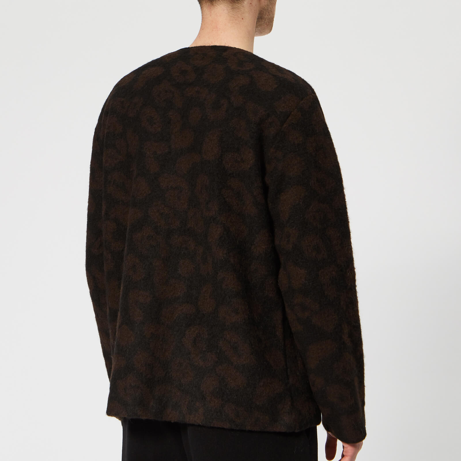 Leopard cardigan men online