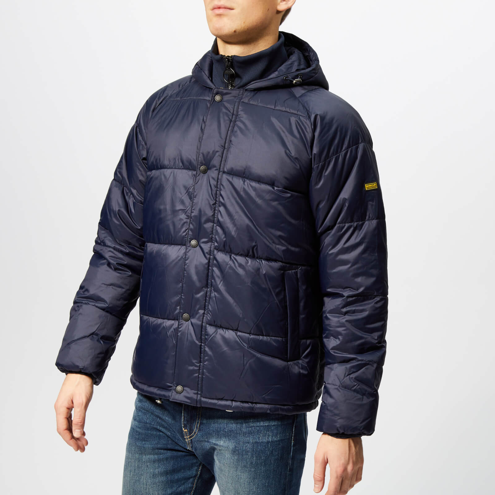 Barbour International Men s Busa Down Jacket Navy Coggles