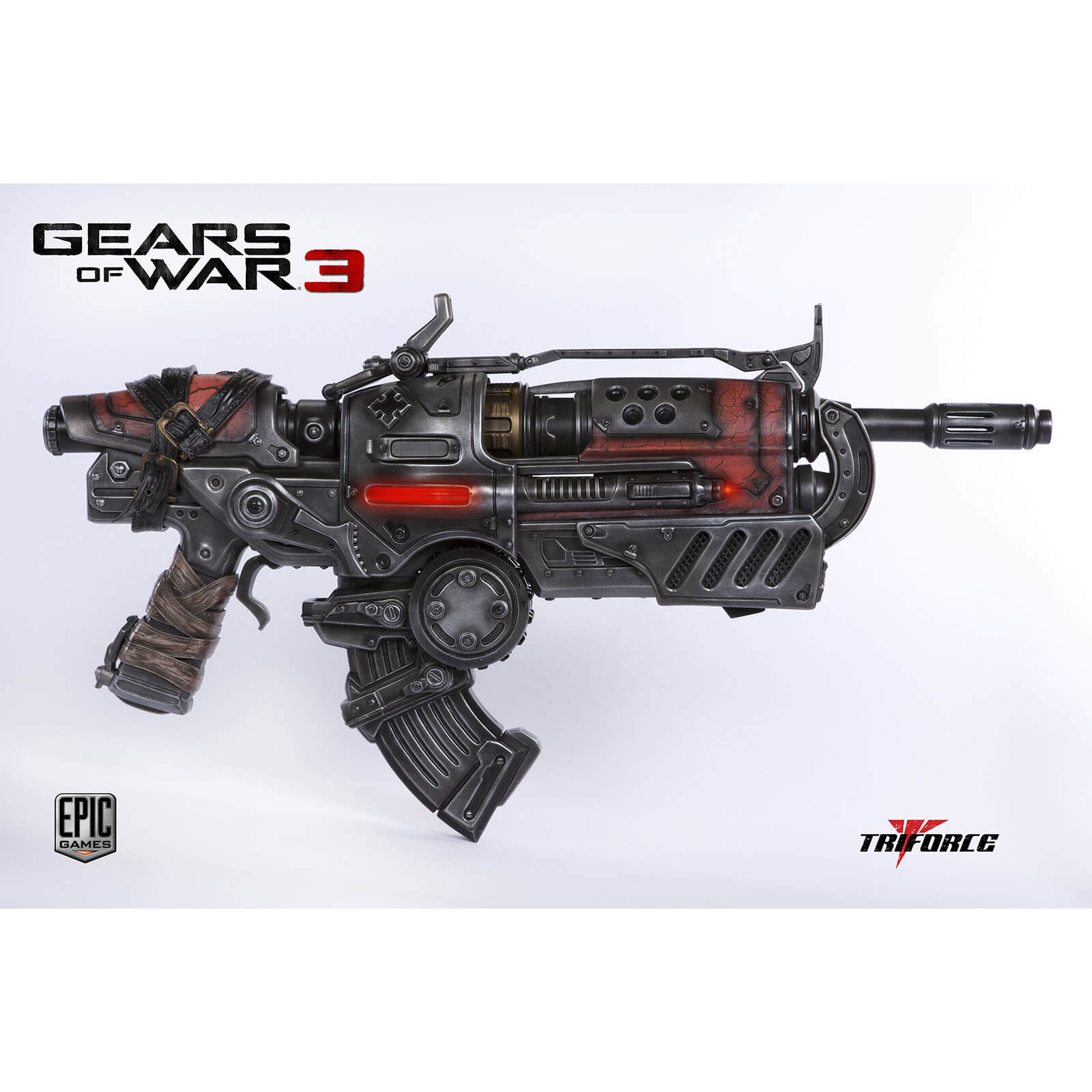 Gears of War 3 – Réplique 1/1 du Locust Hammerburst II – 89 cm de long