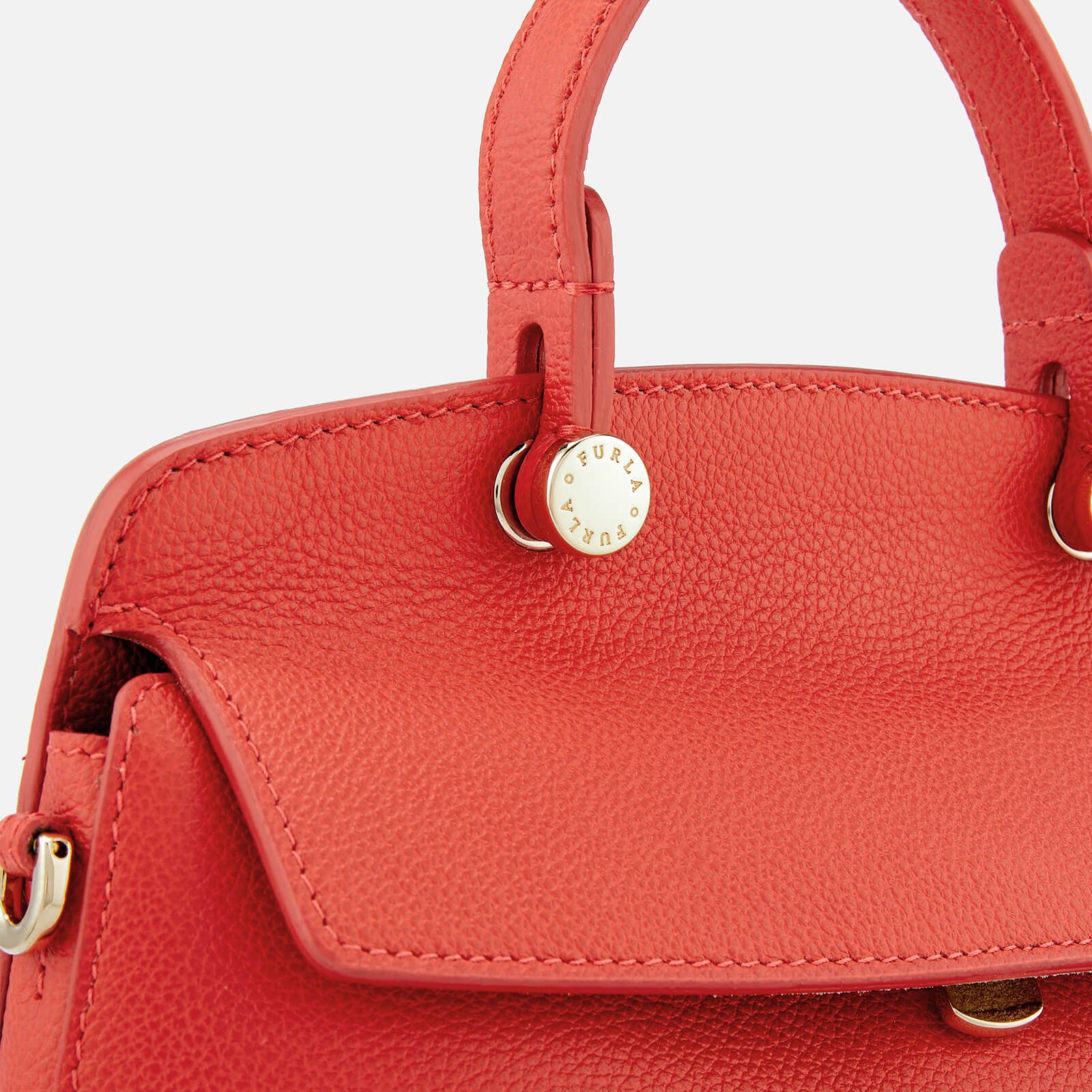 Furla Women s My Piper Small Top Handle Bag Orange Coggles
