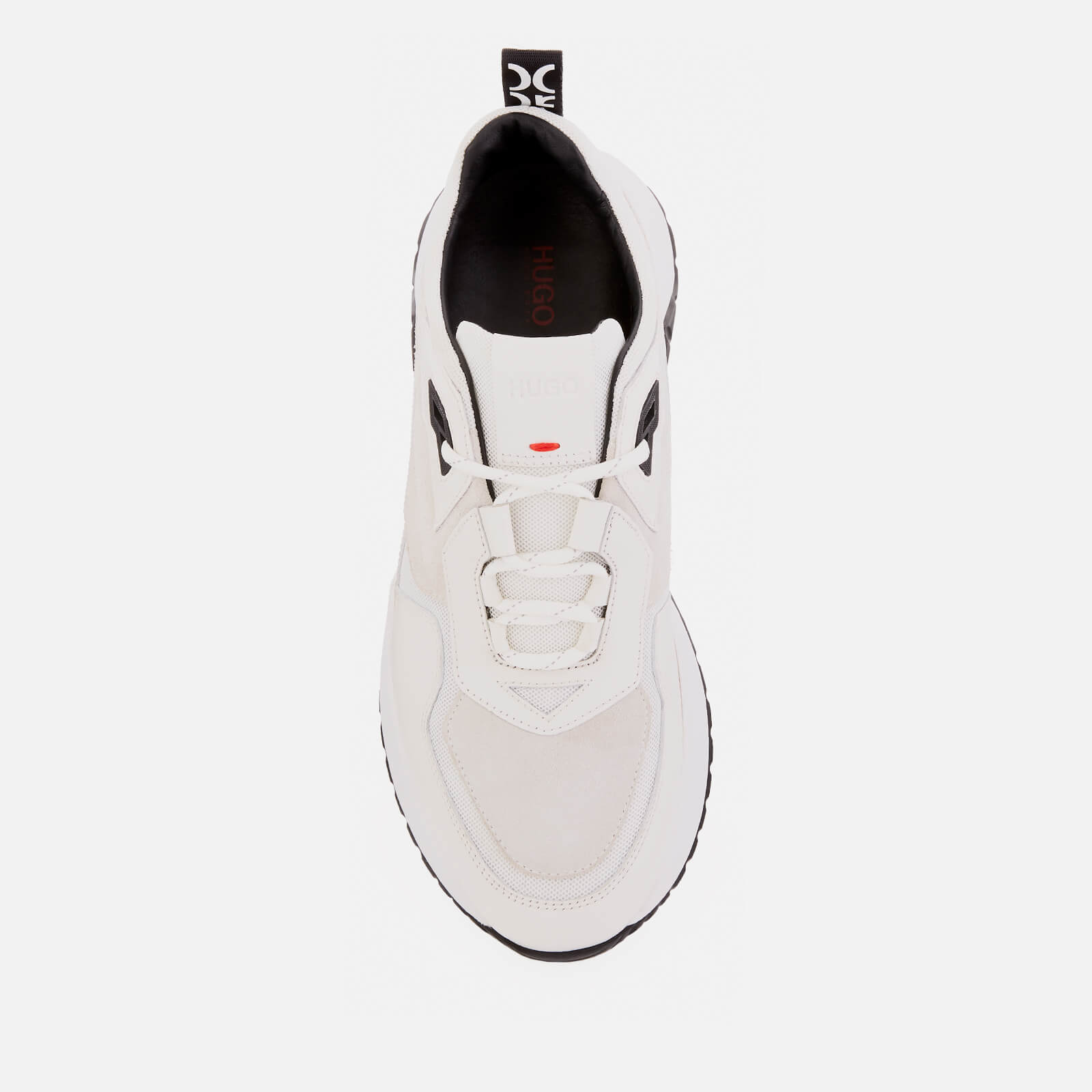 HUGO Men s Atom Running Style Trainers White Allsole