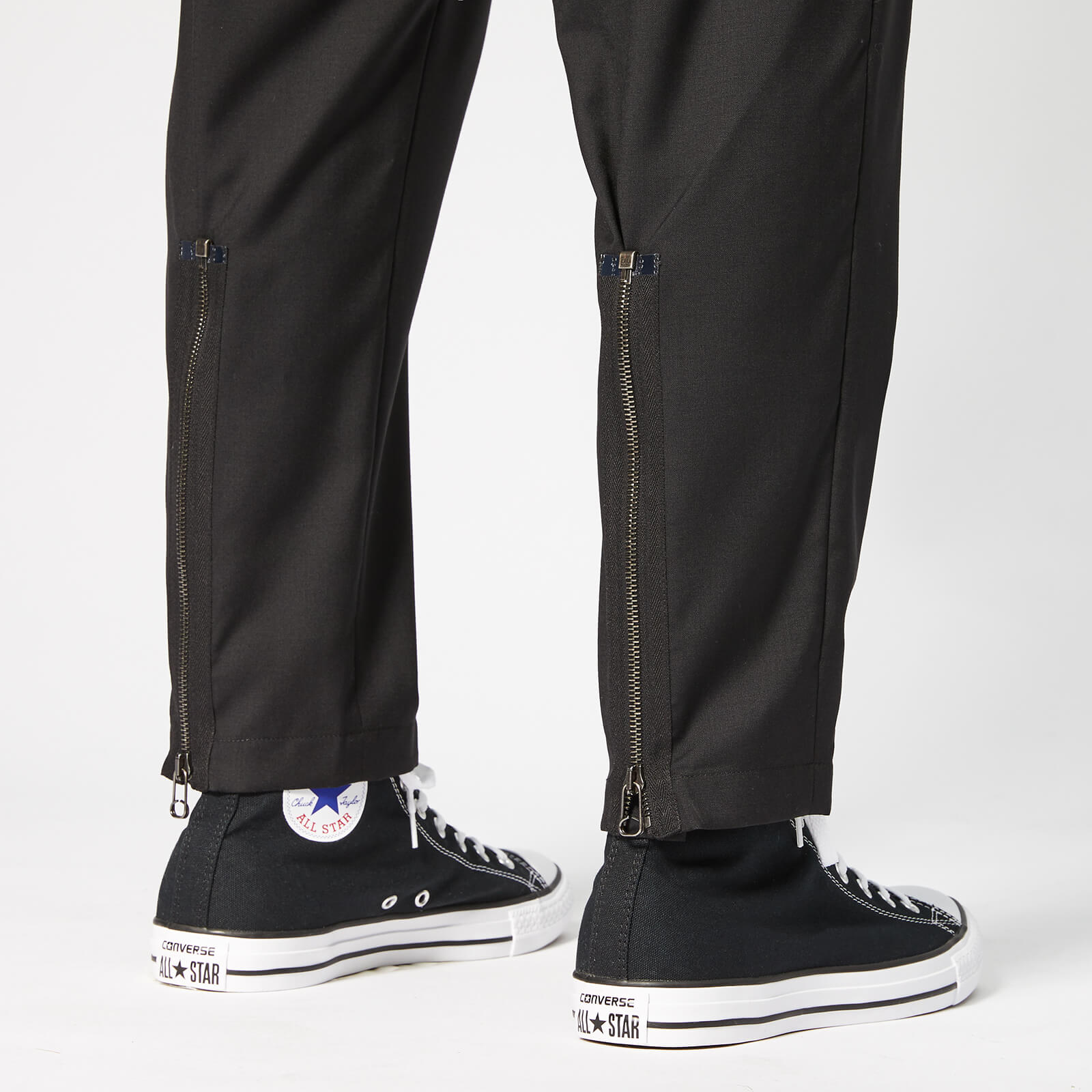 OAMC Men's Cropped Zip Pants - Black | Coggles OAMC Men's Cropped Zip Pants - Black | Coggles