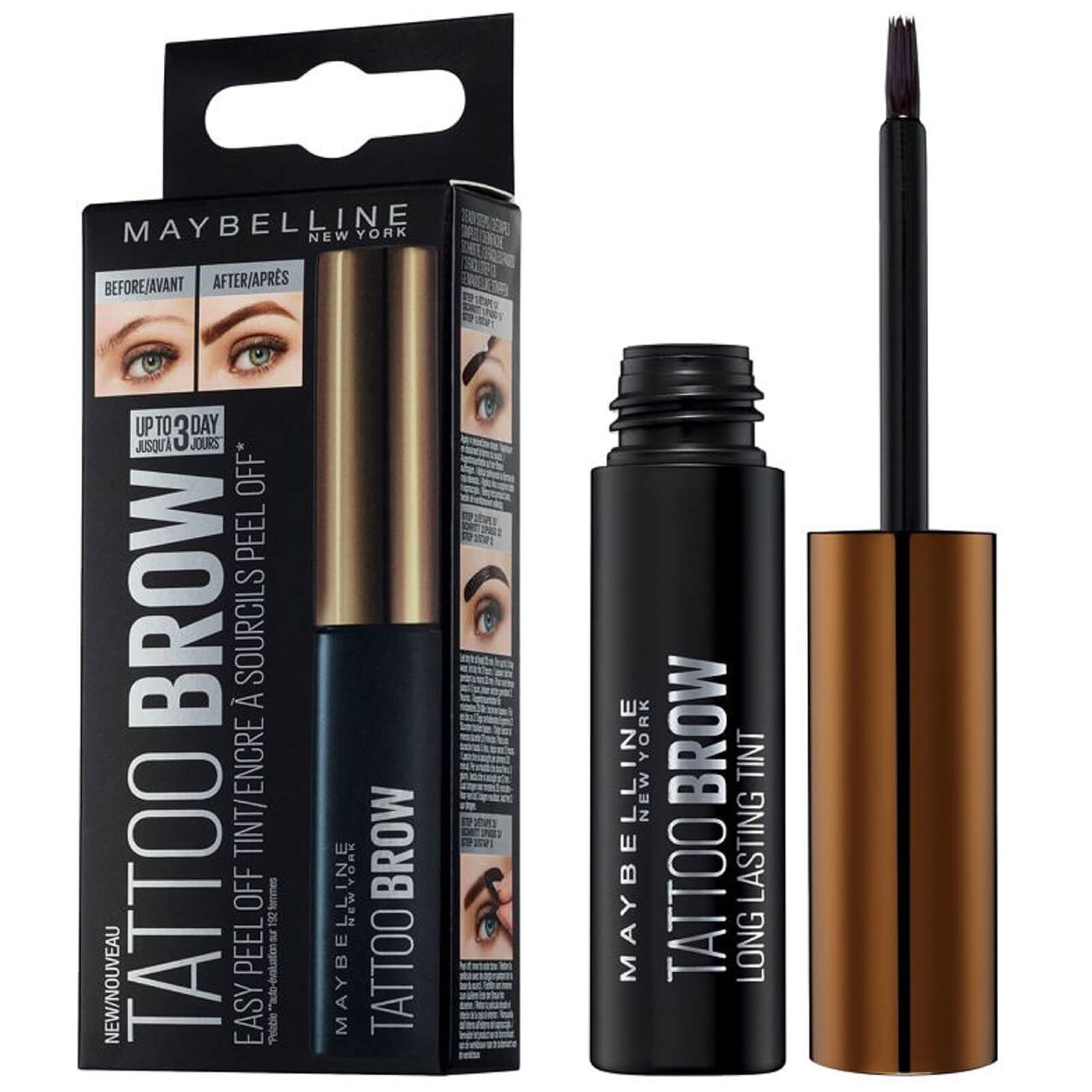 Tinte de cejas Brow Tattoo Longlasting de Maybelline (varios tonos)