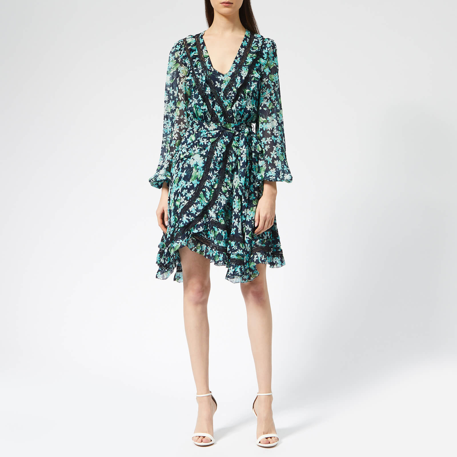 Zimmermann moncur wrap dress on sale