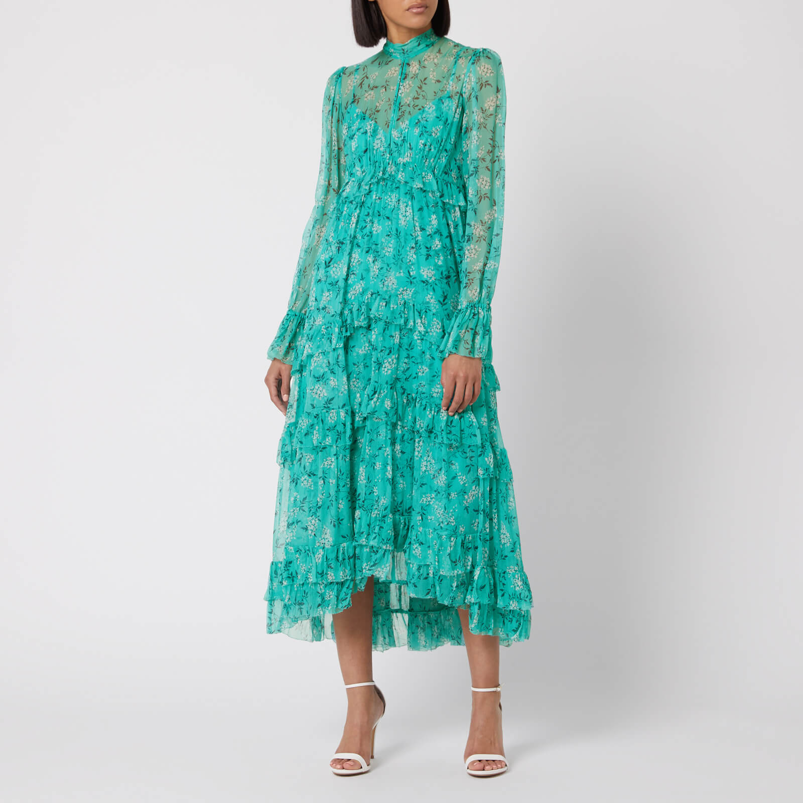 Moncur chevron frill dress on sale