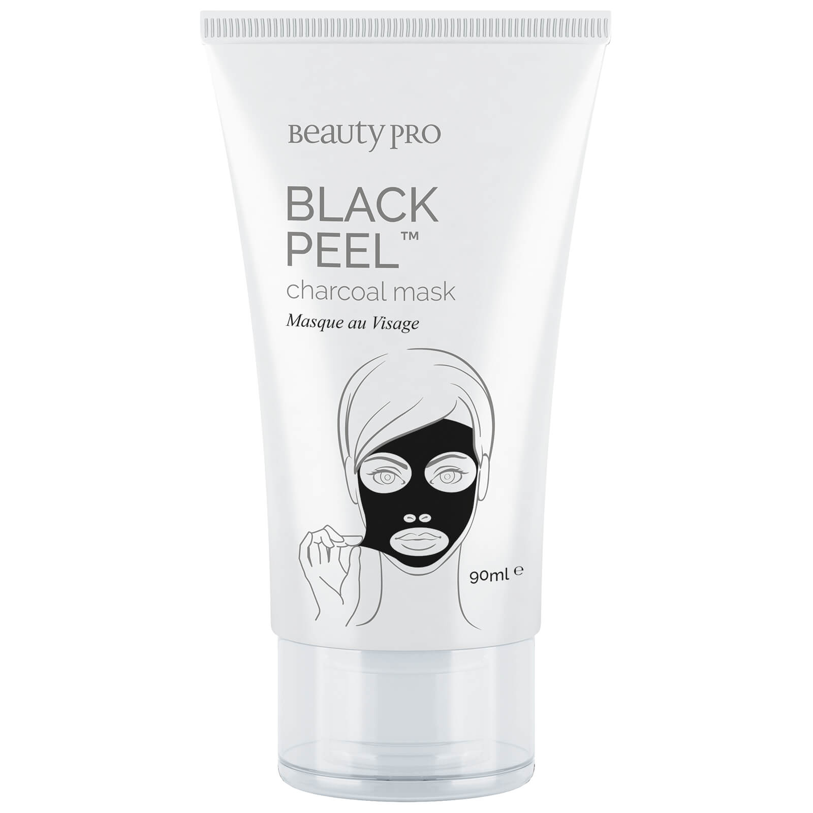 Mascarilla de carbón Black Peel de BeautyPro 90 ml